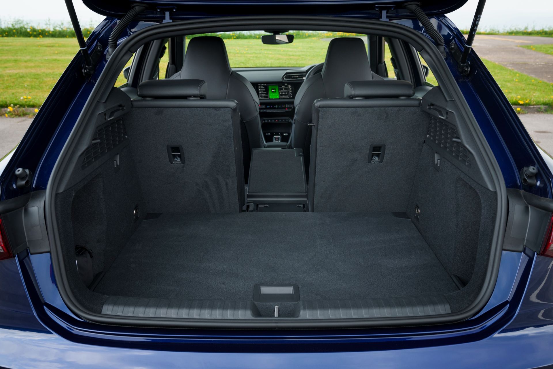 2025 audi a3 sportback cargo space seats folded