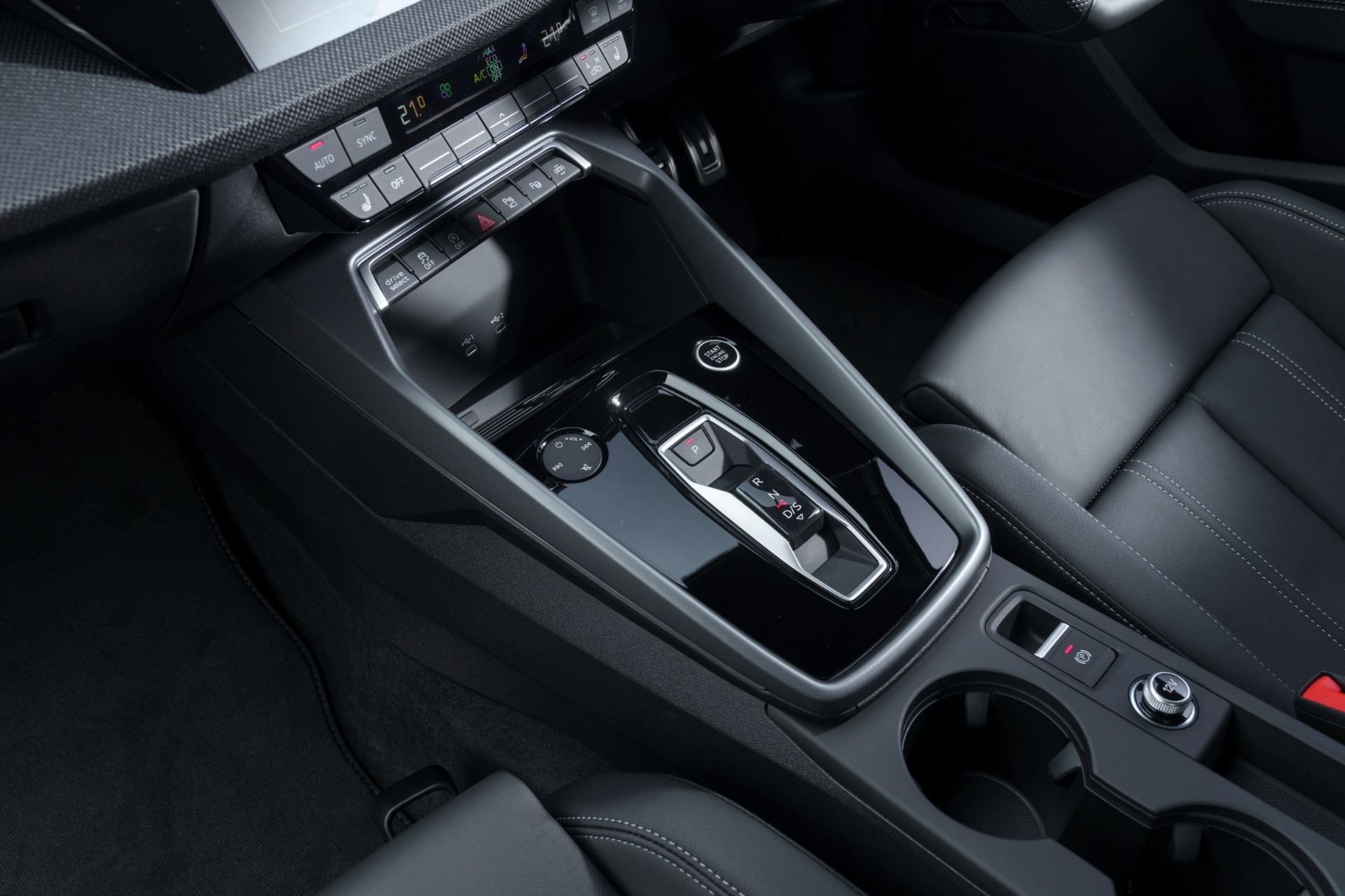 2025 audi a3 sportback interior center console