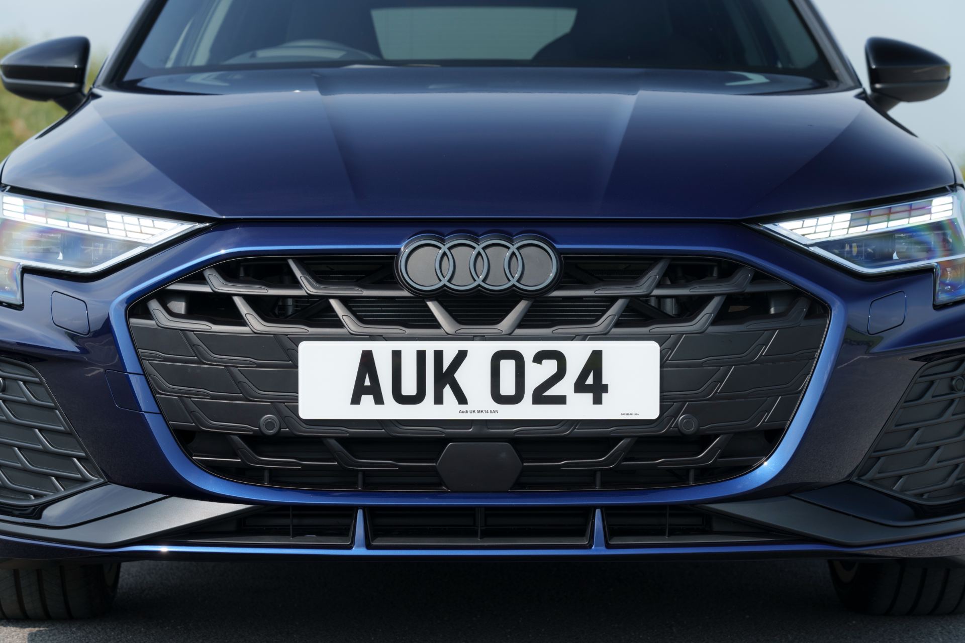 2025 audi a3 sportback grille blue