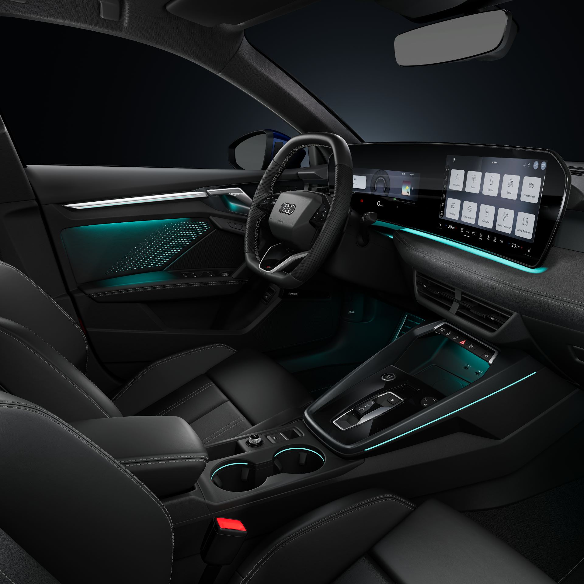 2027 audi a3 sportback e hybrid interior ambient lighting