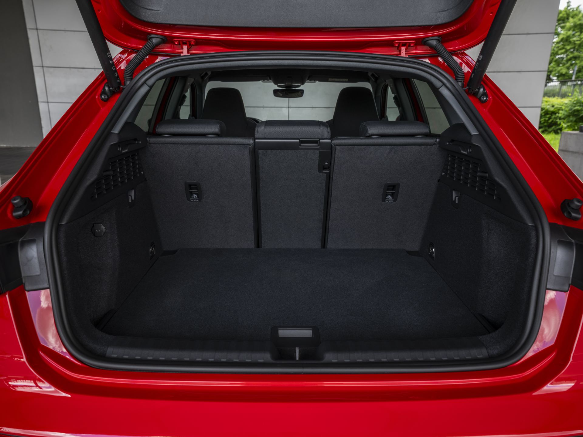 2027 audi a3 sportback e hybrid cargo space red
