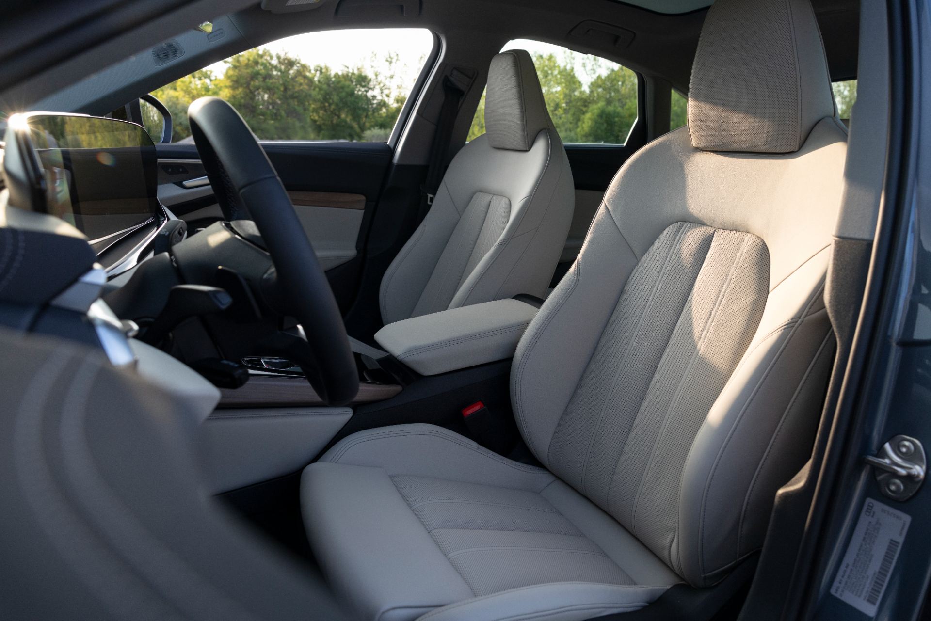 2026 audi a5 interior front seats light leather