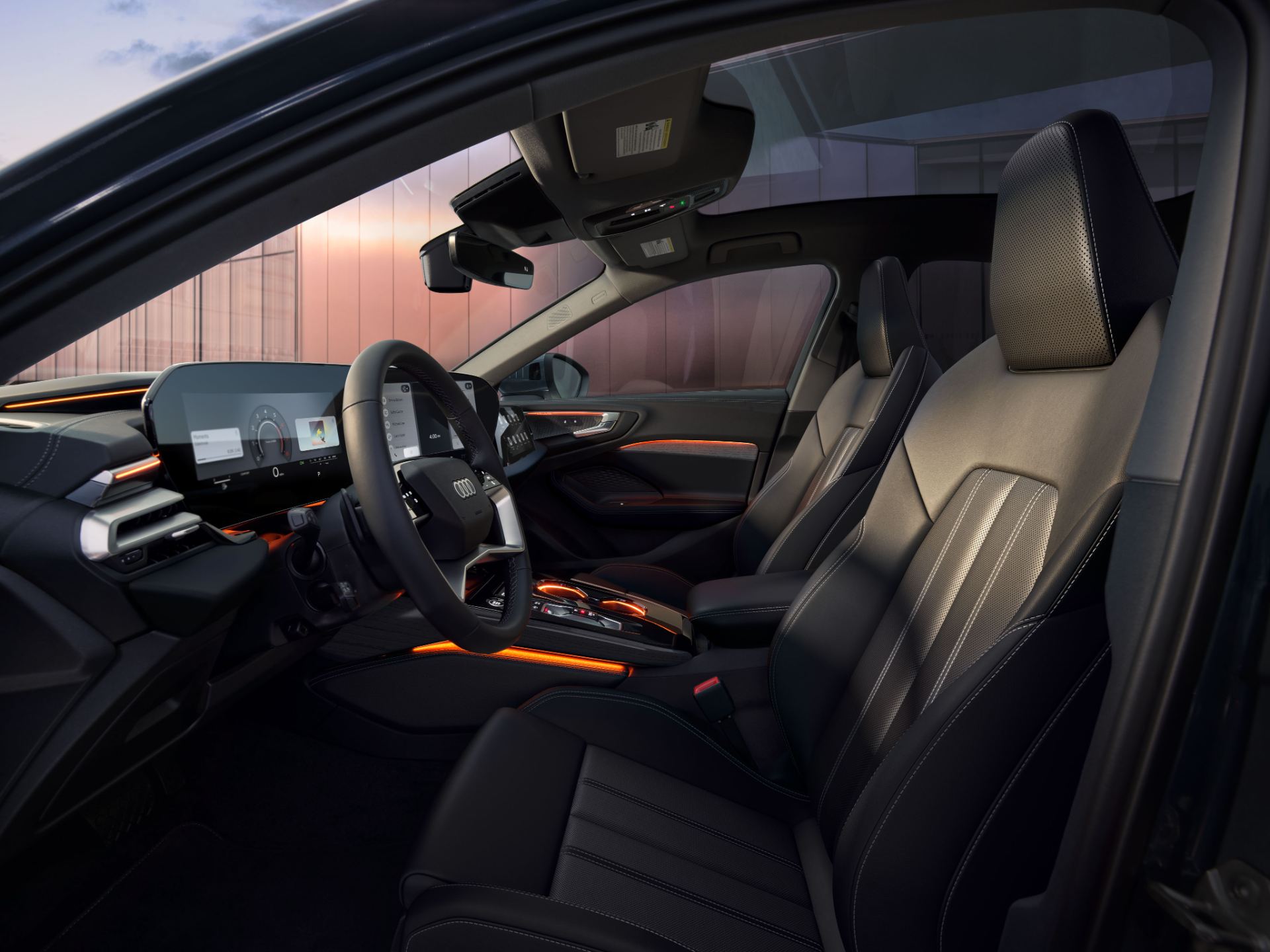 2026 audi a5 interior front seats ambient lighting