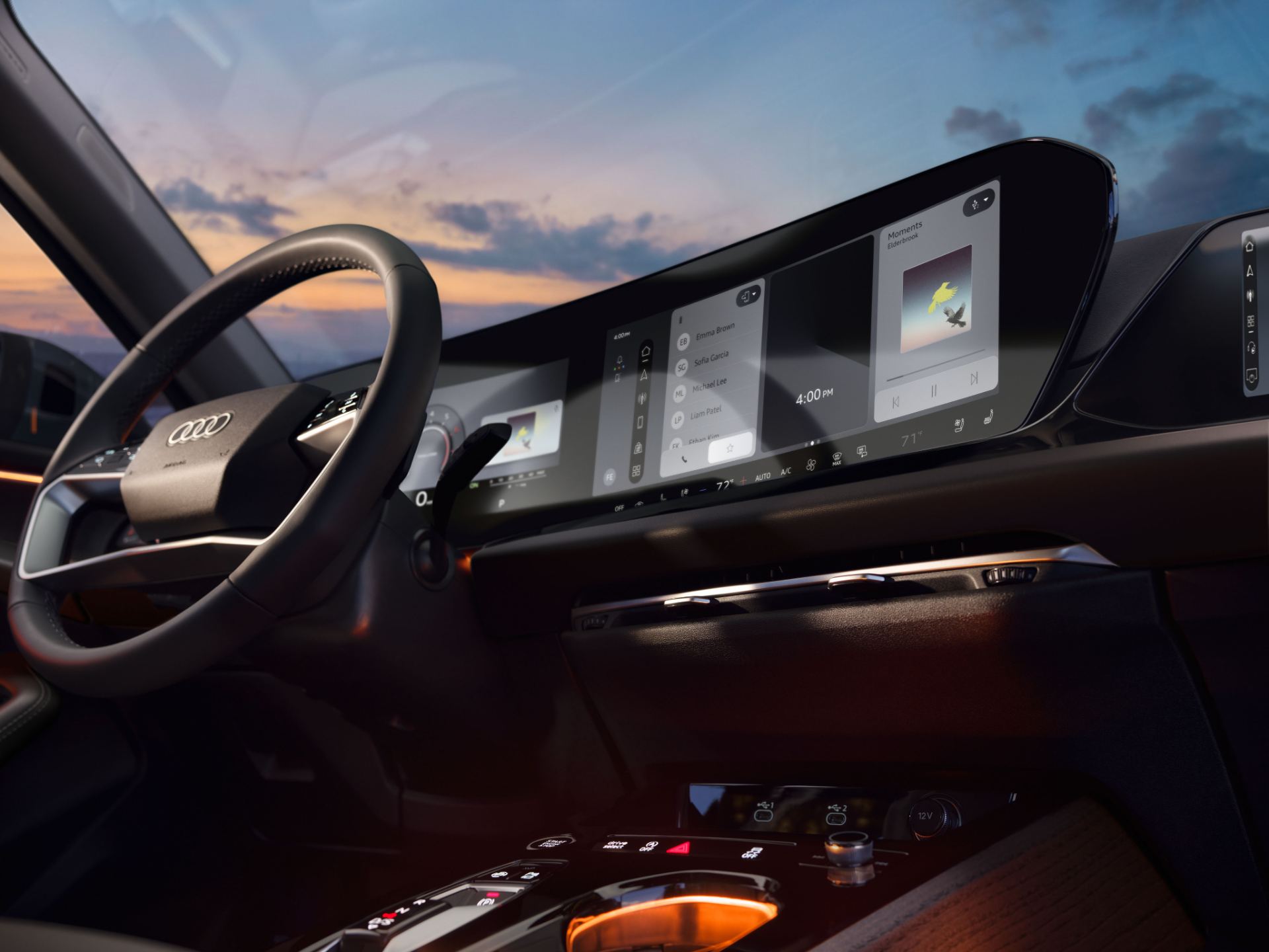 2026 audi a5 interior infotainment dusk