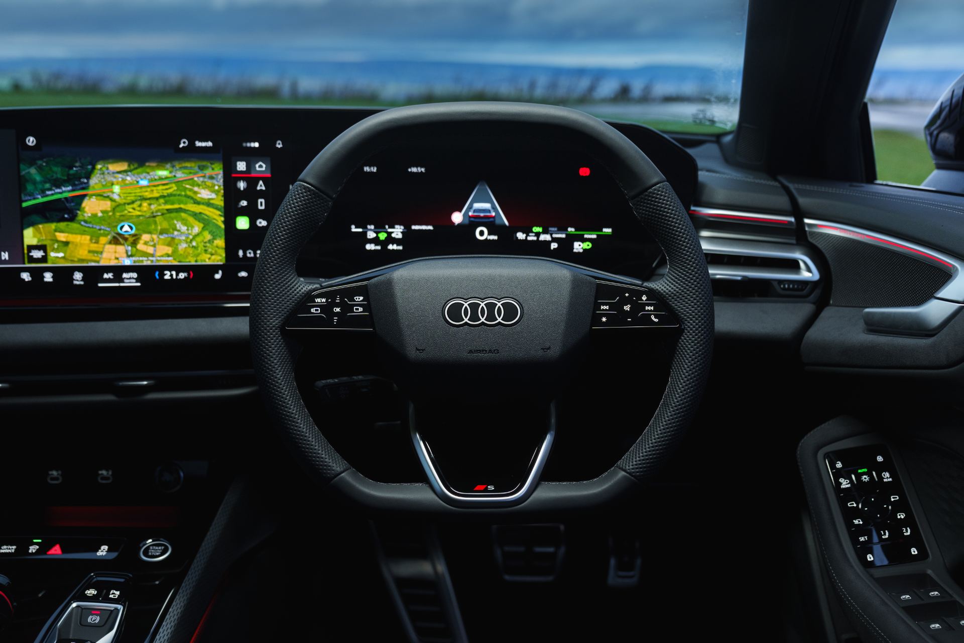 audi a5 avant interior steering wheel