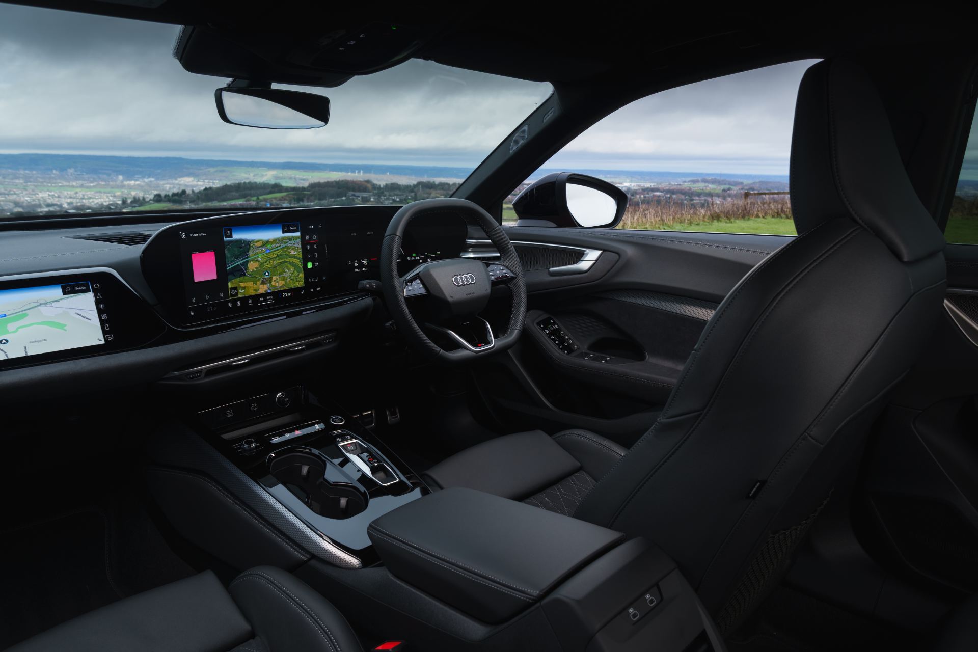 audi a5 avant interior dashboard passenger side