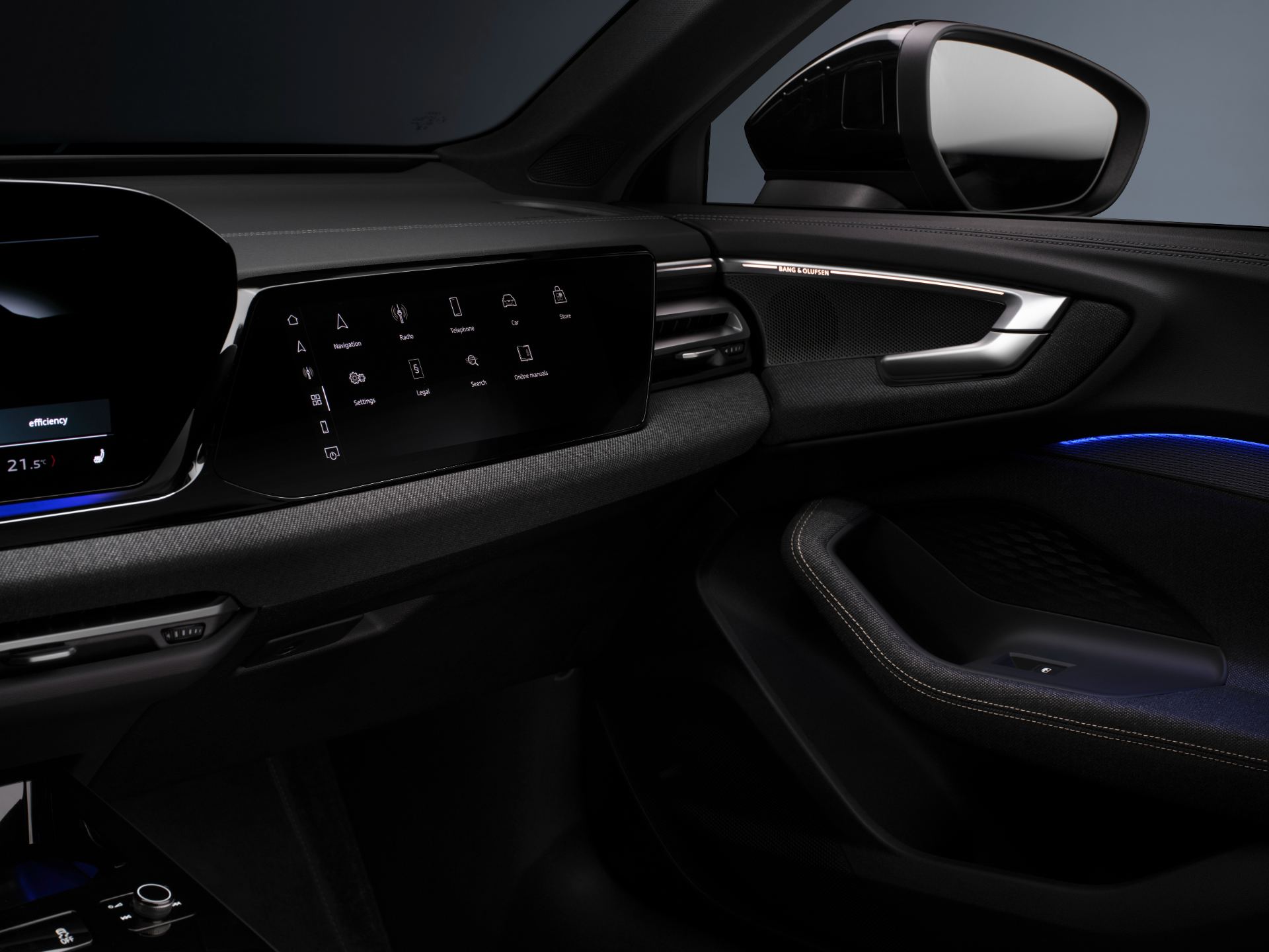 2026 audi a5 saloon interior dashboard passenger side