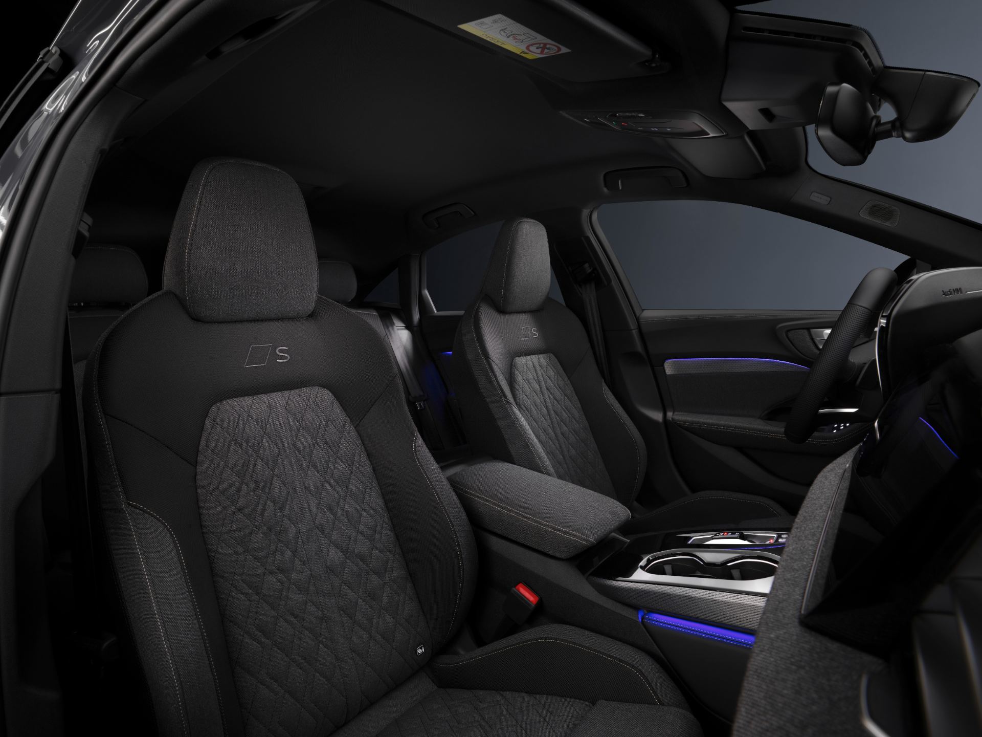 2026 audi a5 saloon interior front seats quilted