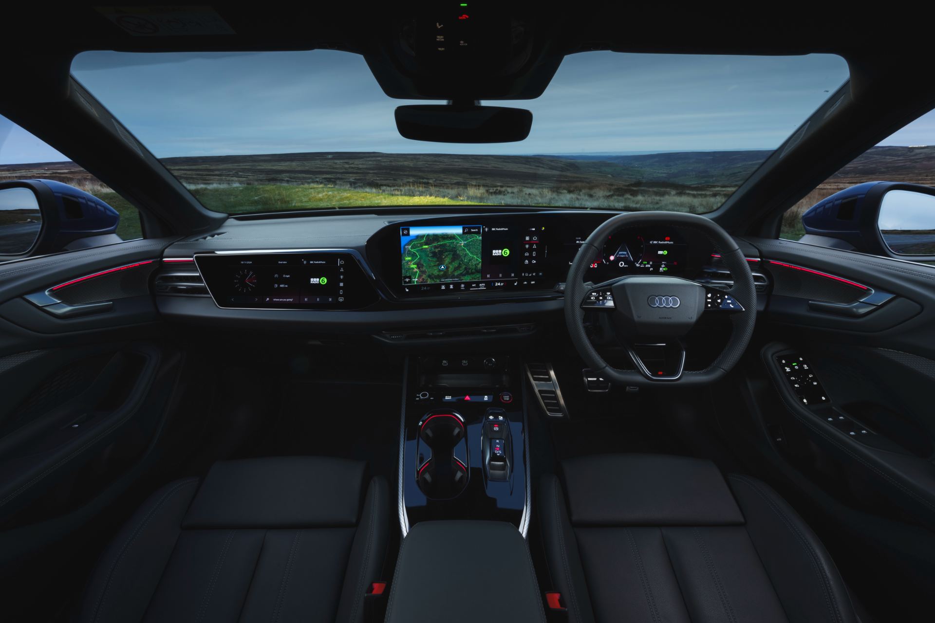 audi a5 saloon interior dashboard