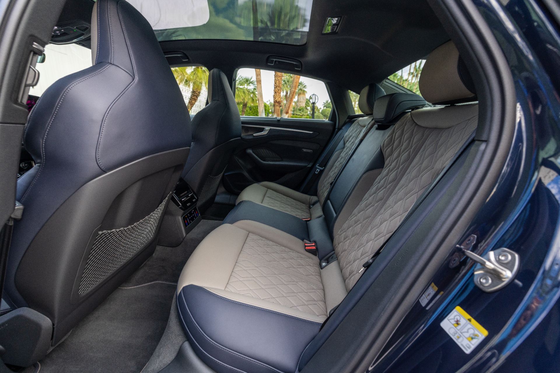 2026 audi a6 interior rear seats two tone