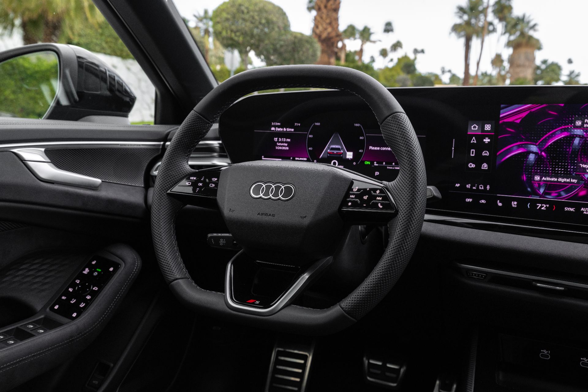2026 audi a6 interior steering wheel