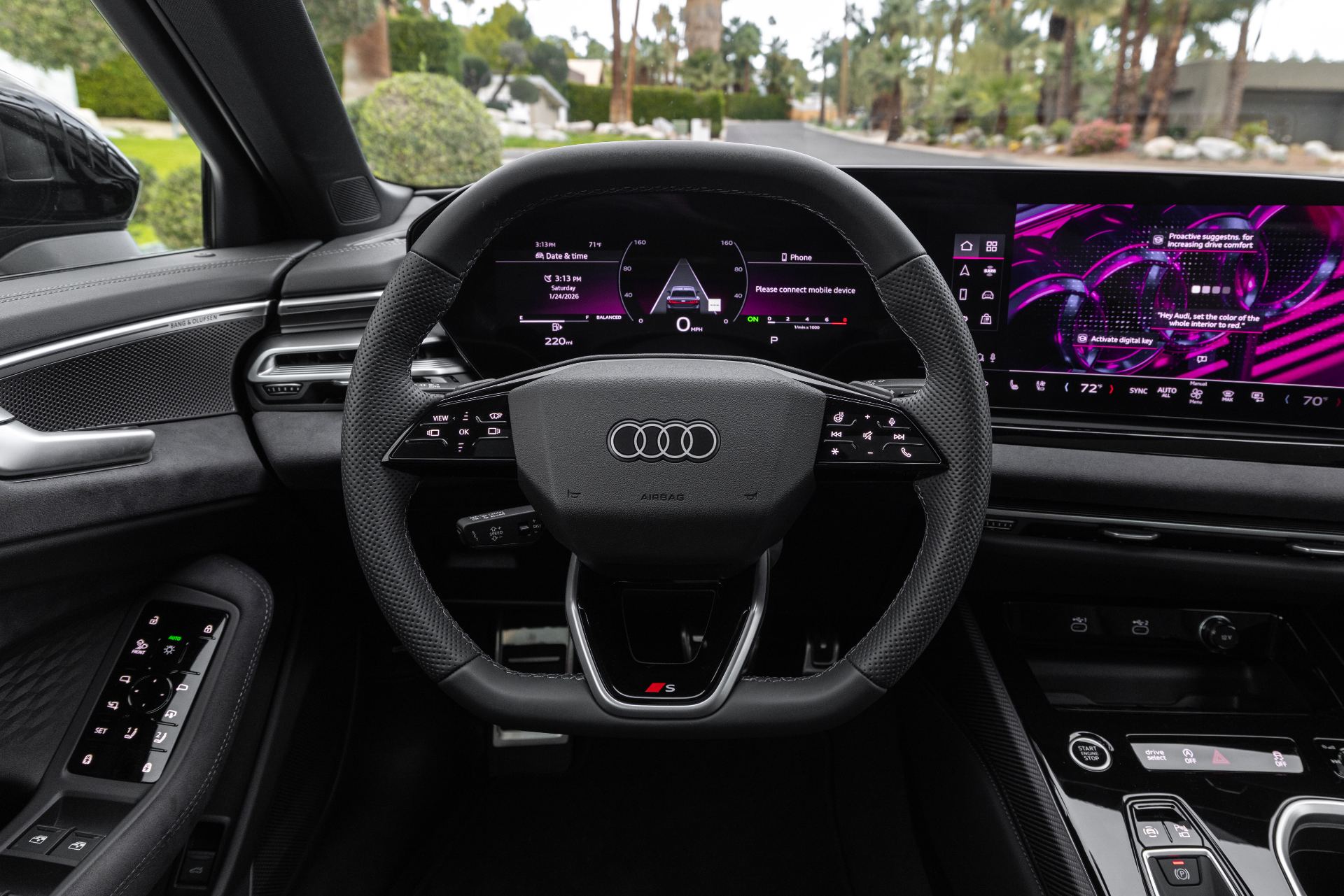 2026 audi a6 interior cockpit driver view