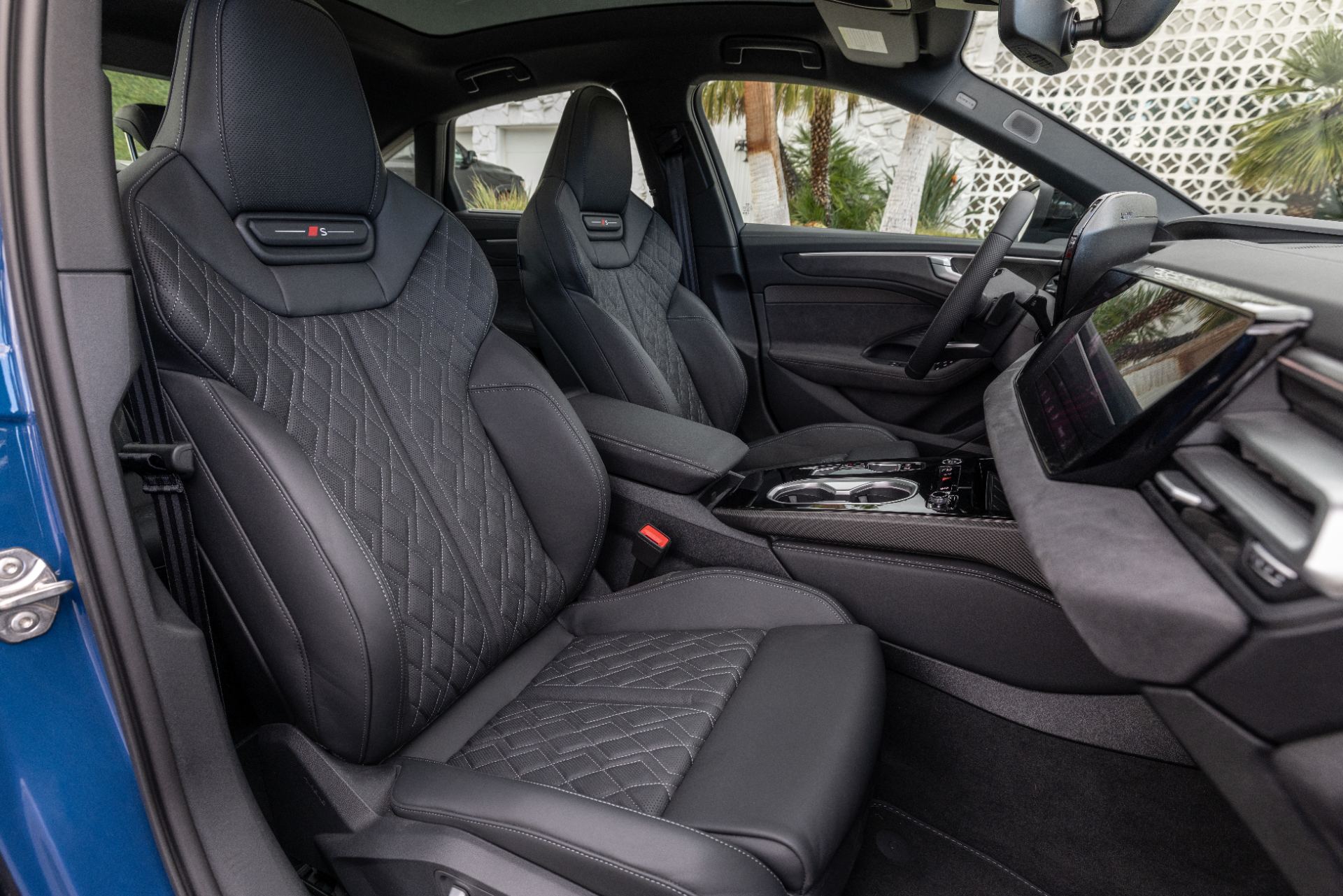 2026 audi a6 interior front sport seats quilted