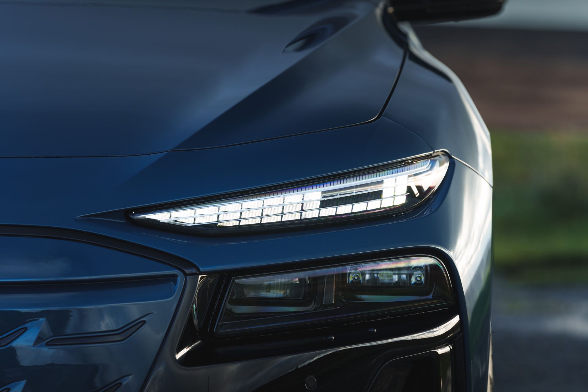 2026 audi a6 avant e tron headlight blue
