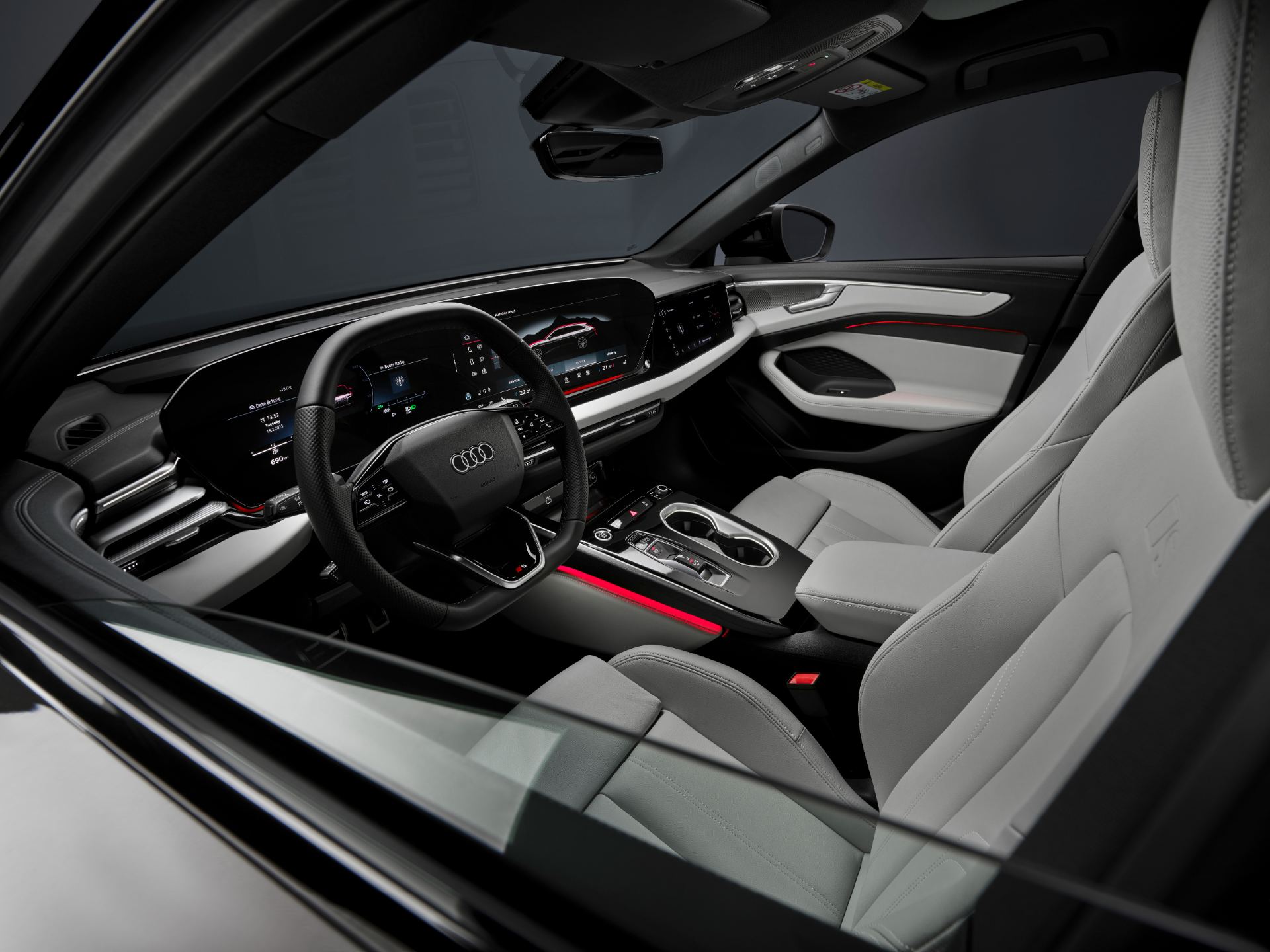 2026 audi a6 avant interior cockpit light seats