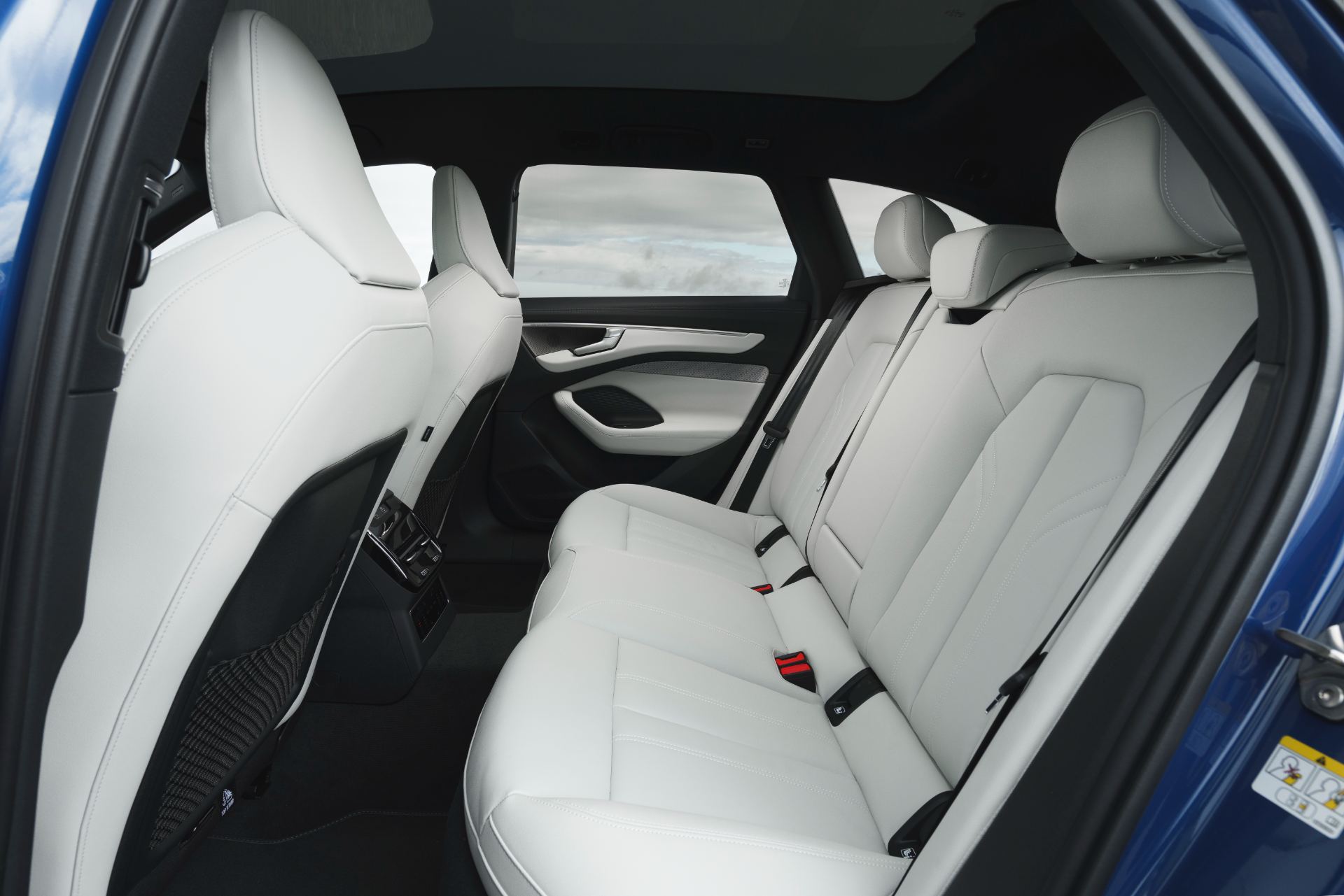 2026 audi a6 avant interior rear seats white leather