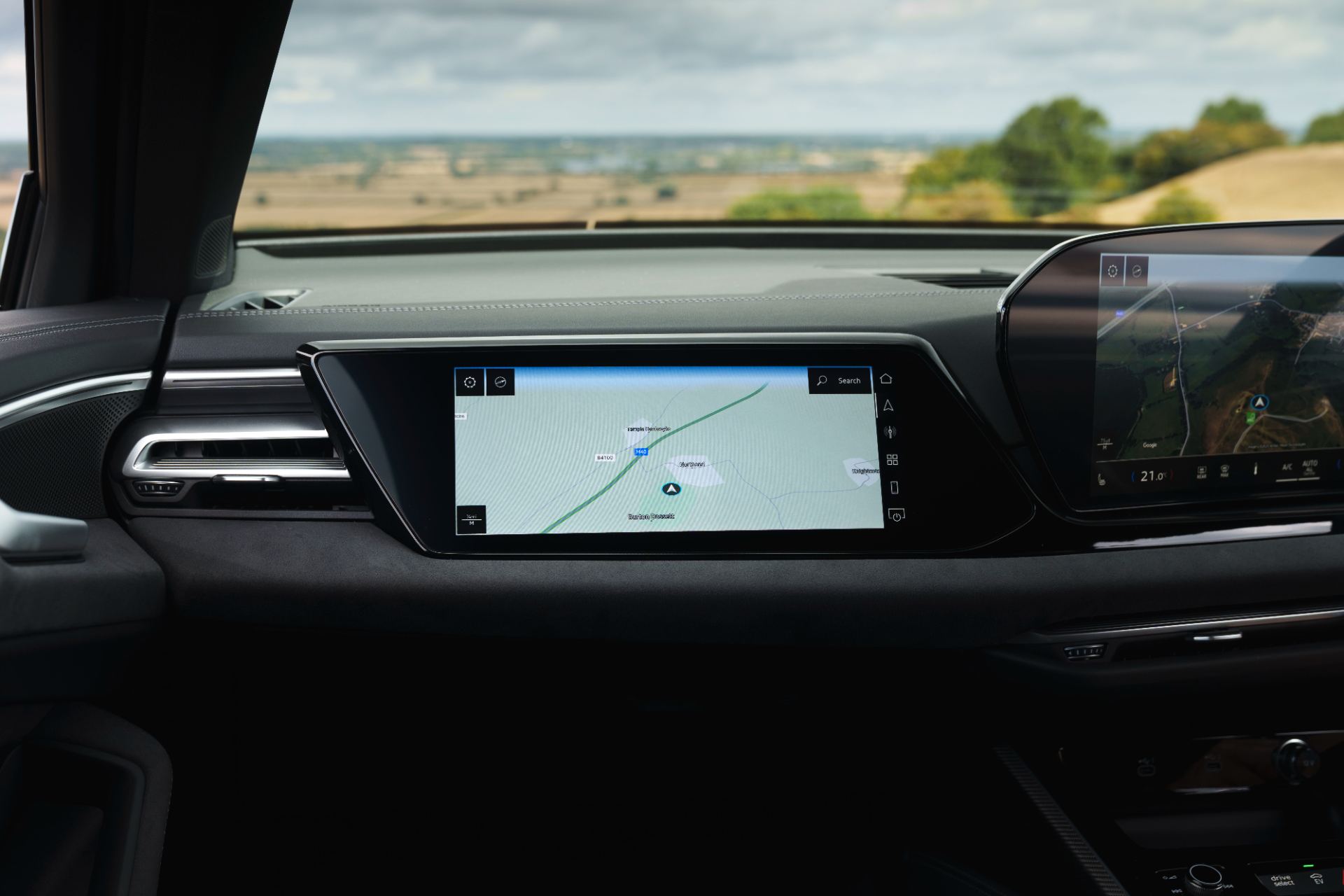 2026 audi a6 saloon e hybrid interior passenger display