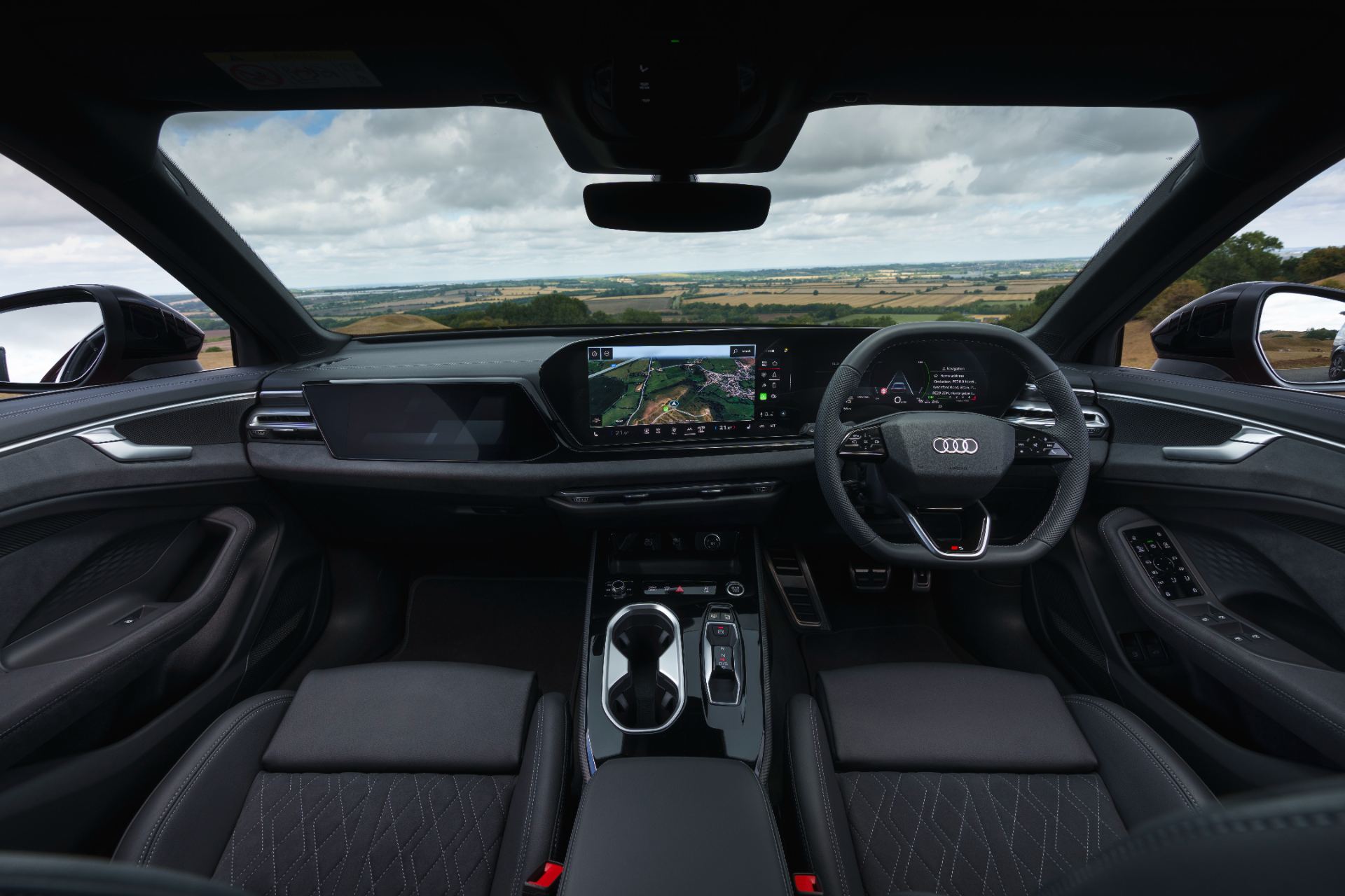 2026 audi a6 saloon e hybrid interior dashboard