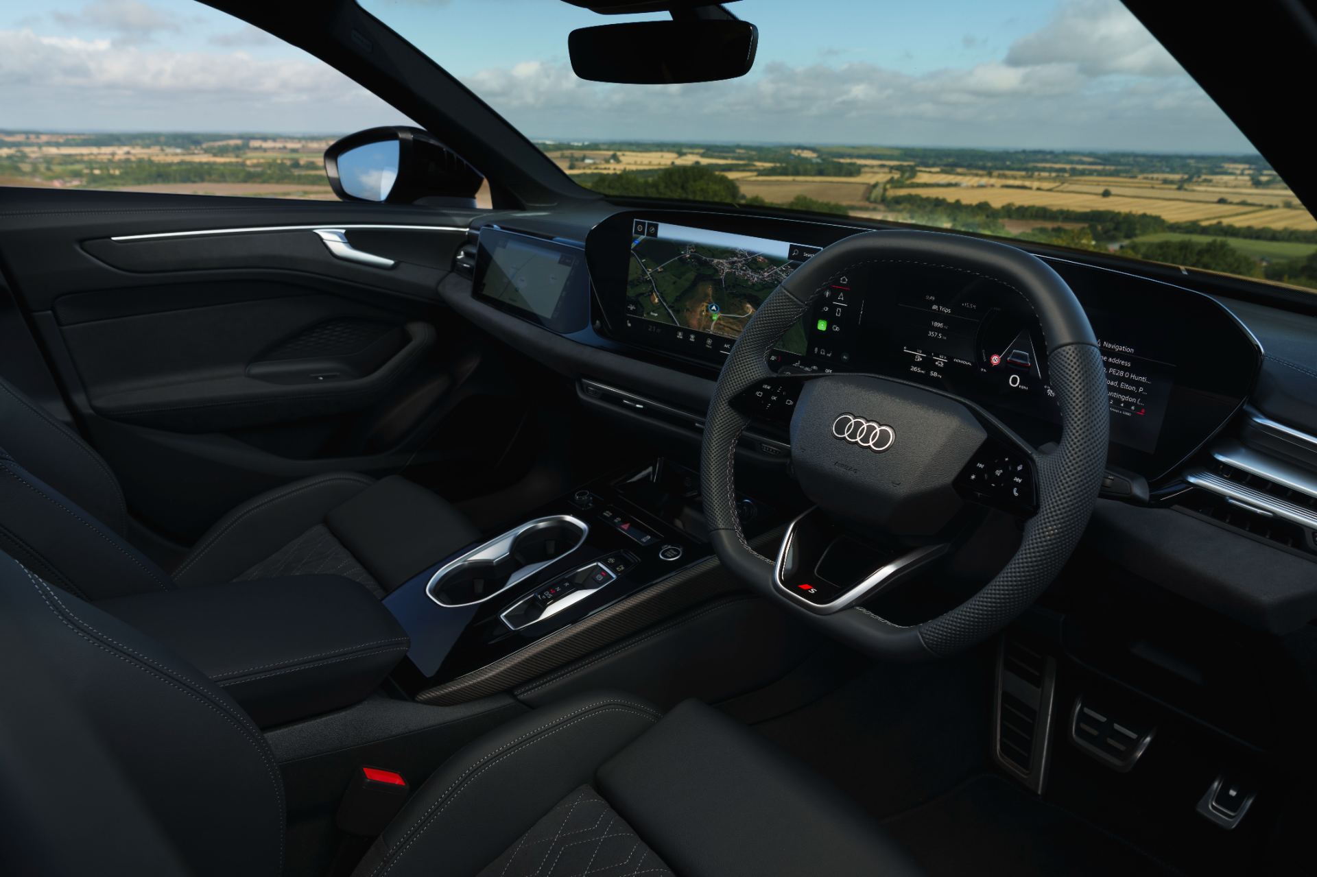 2026 audi a6 saloon e hybrid interior dashboard driver side