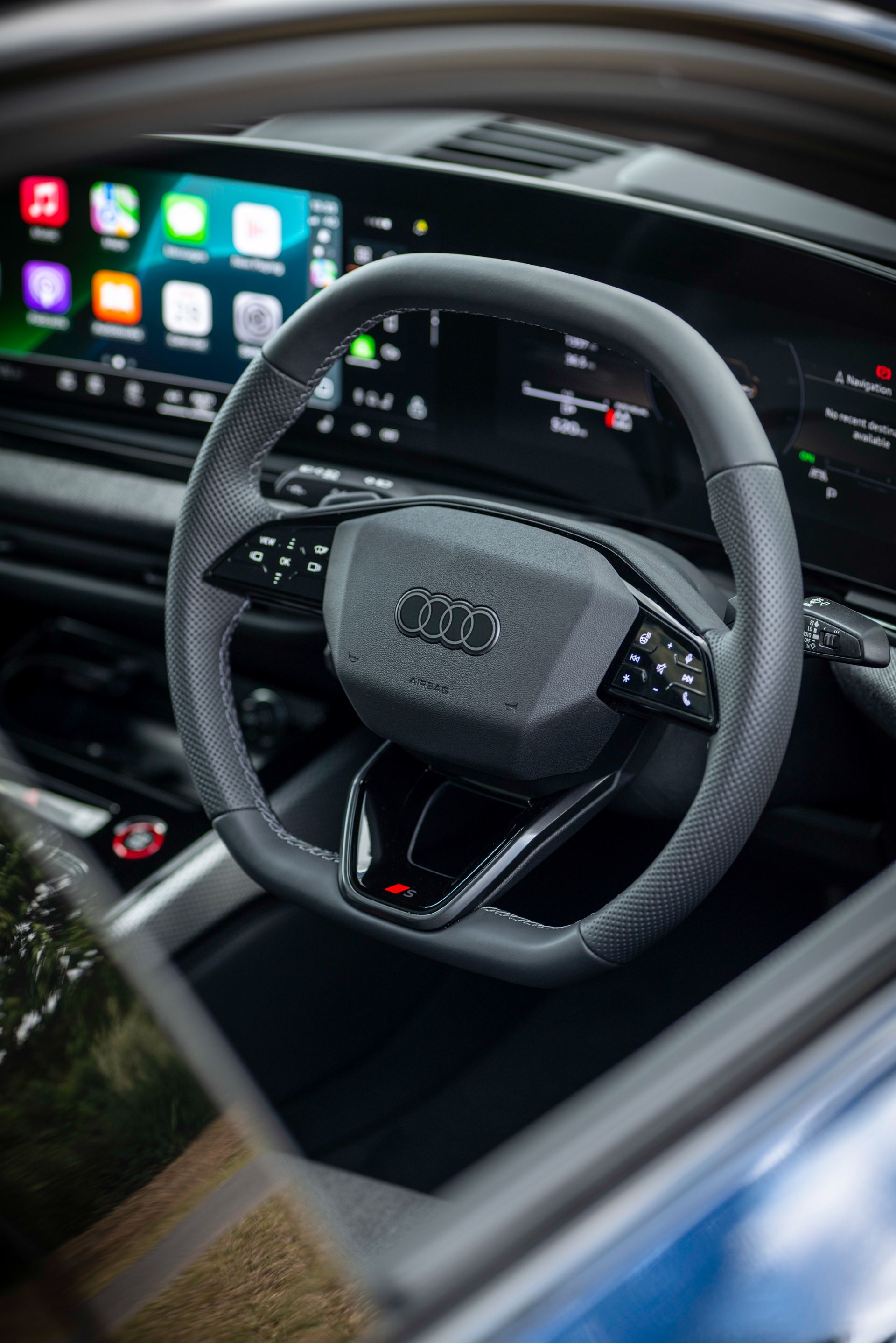 2026 audi a6 saloon interior steering wheel