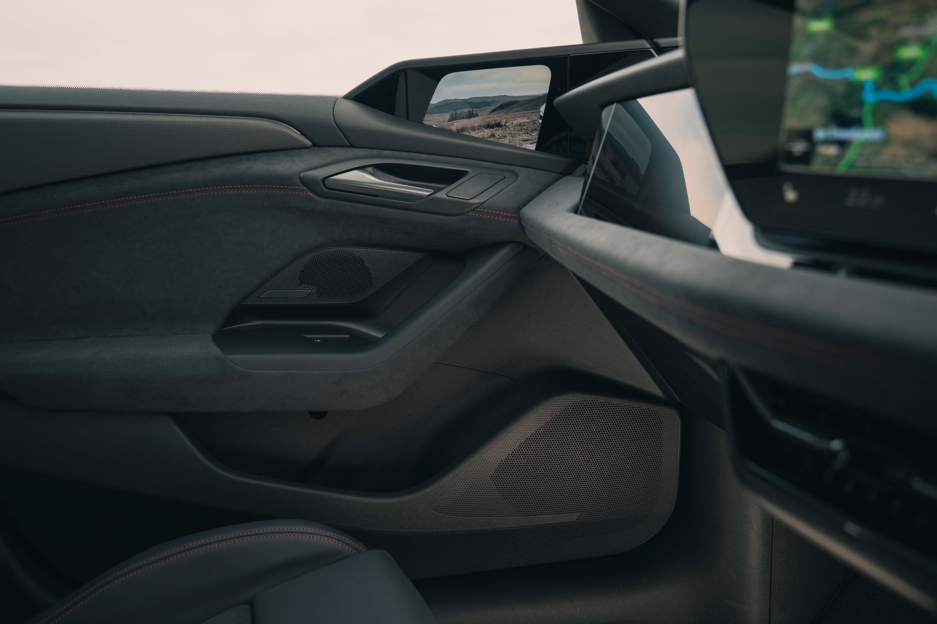 2026 audi a6 sportback e tron interior virtual mirror screen
