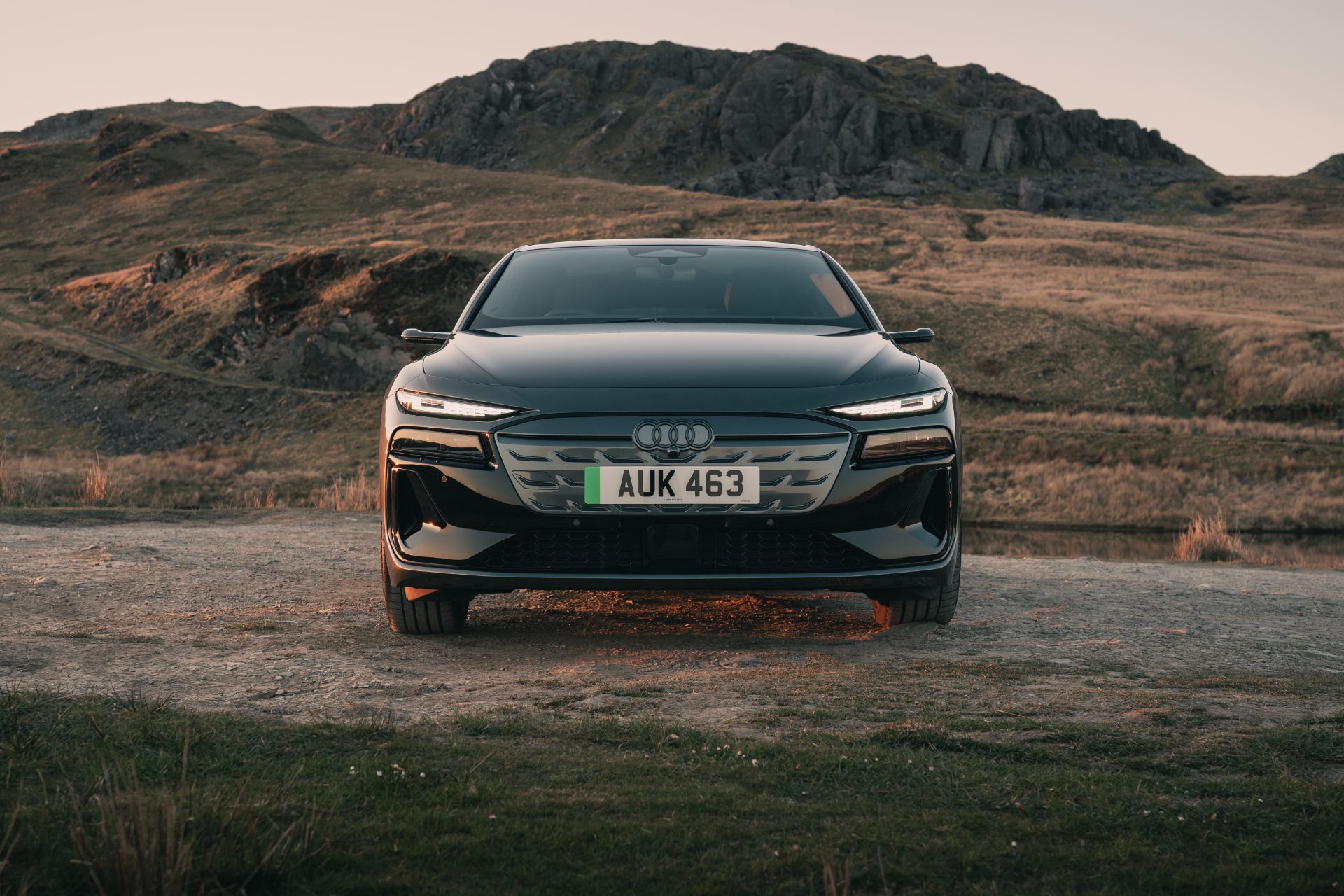 2026 audi a6 sportback e tron front dusk grey