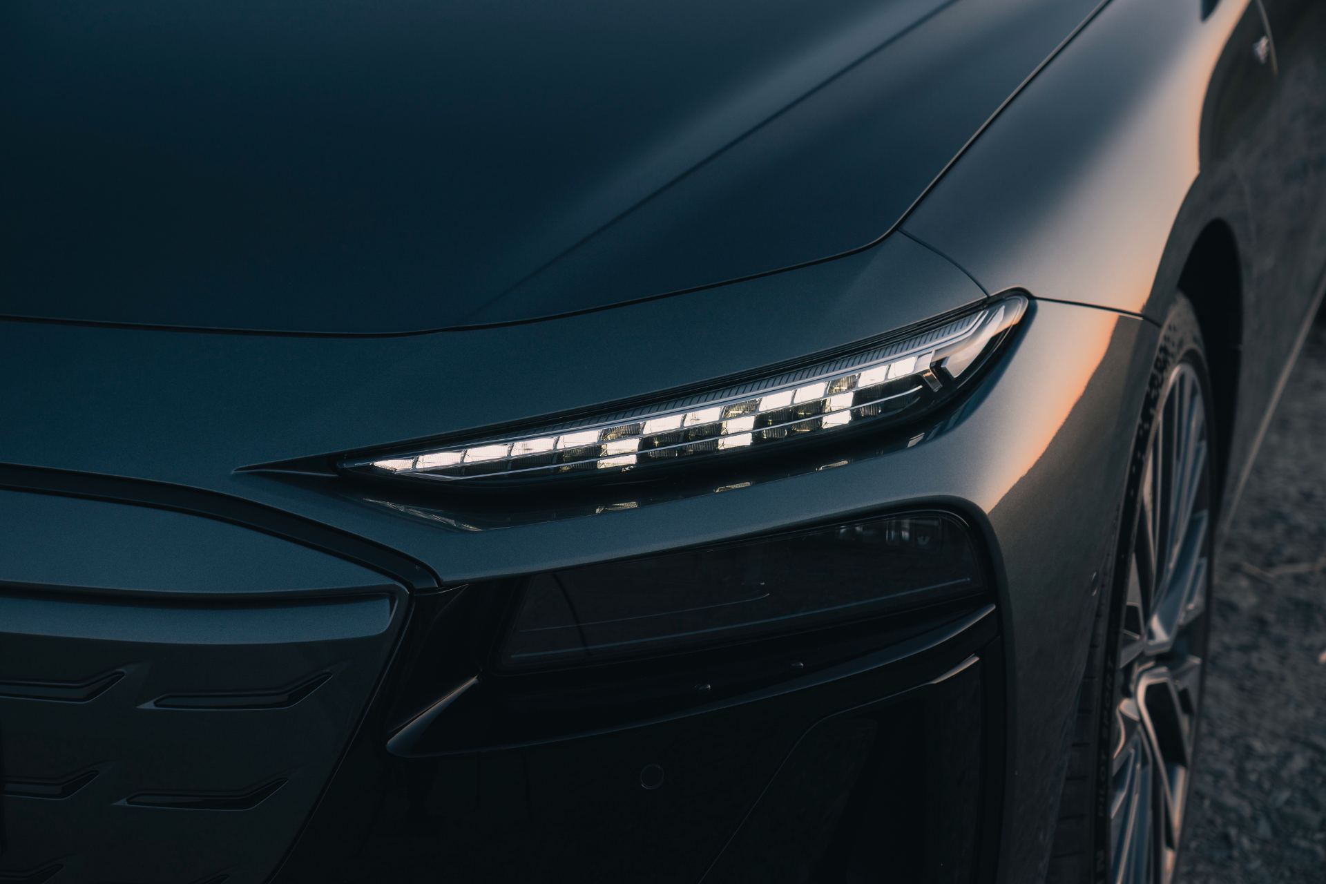 2026 audi a6 sportback e tron headlight grey