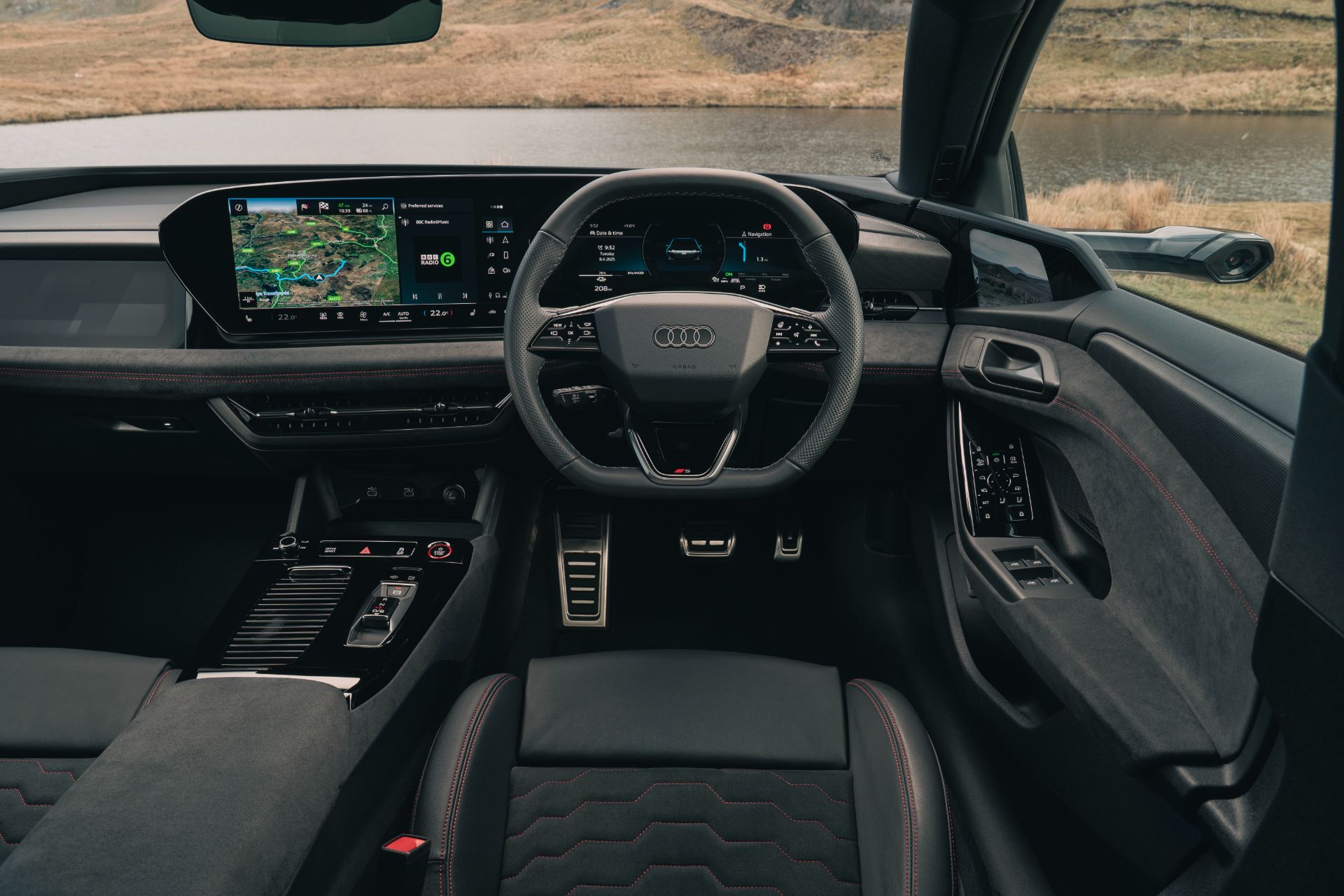 2026 audi a6 sportback e tron interior cockpit driver view