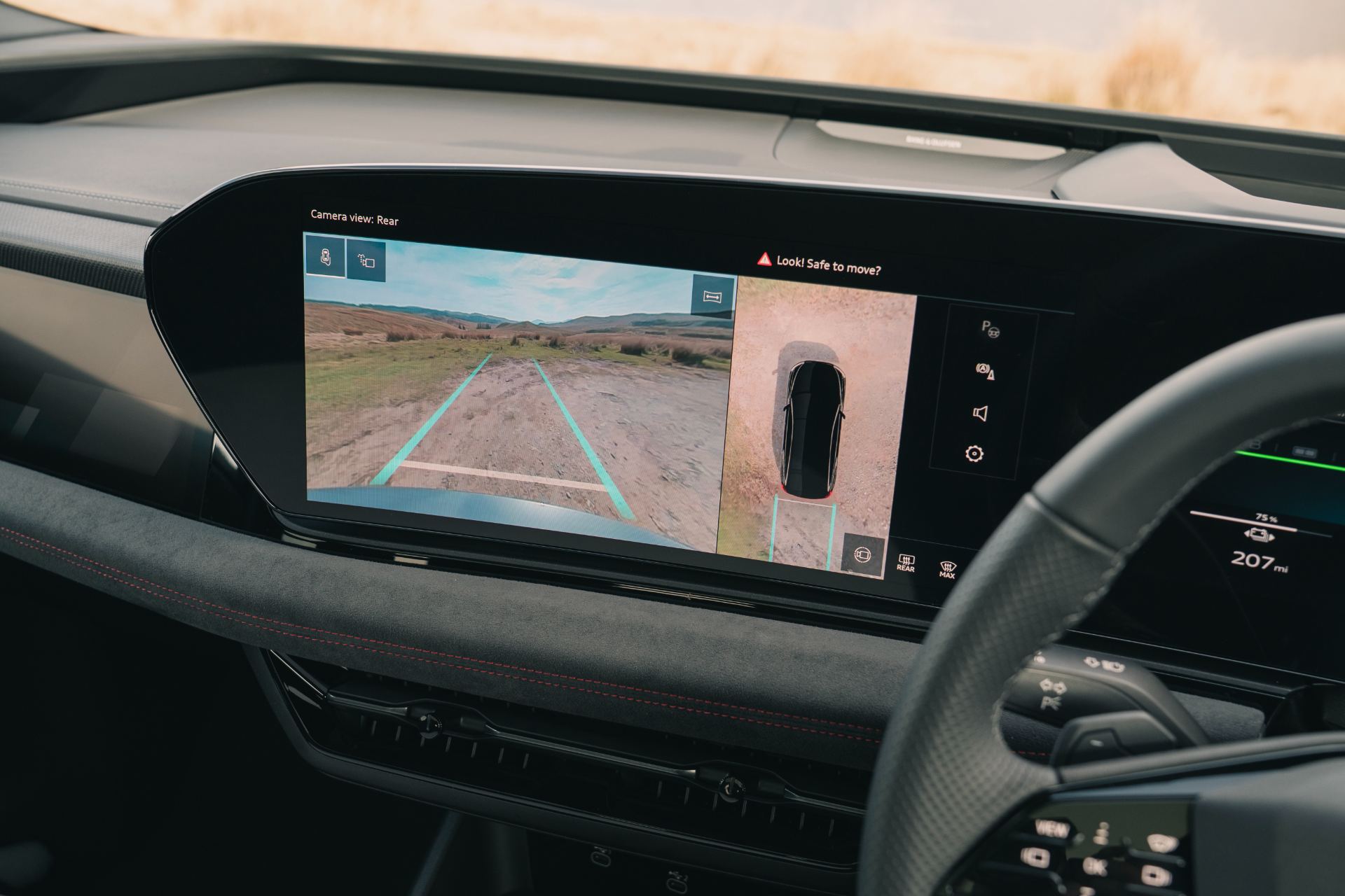 2026 audi a6 sportback e tron interior surround camera view