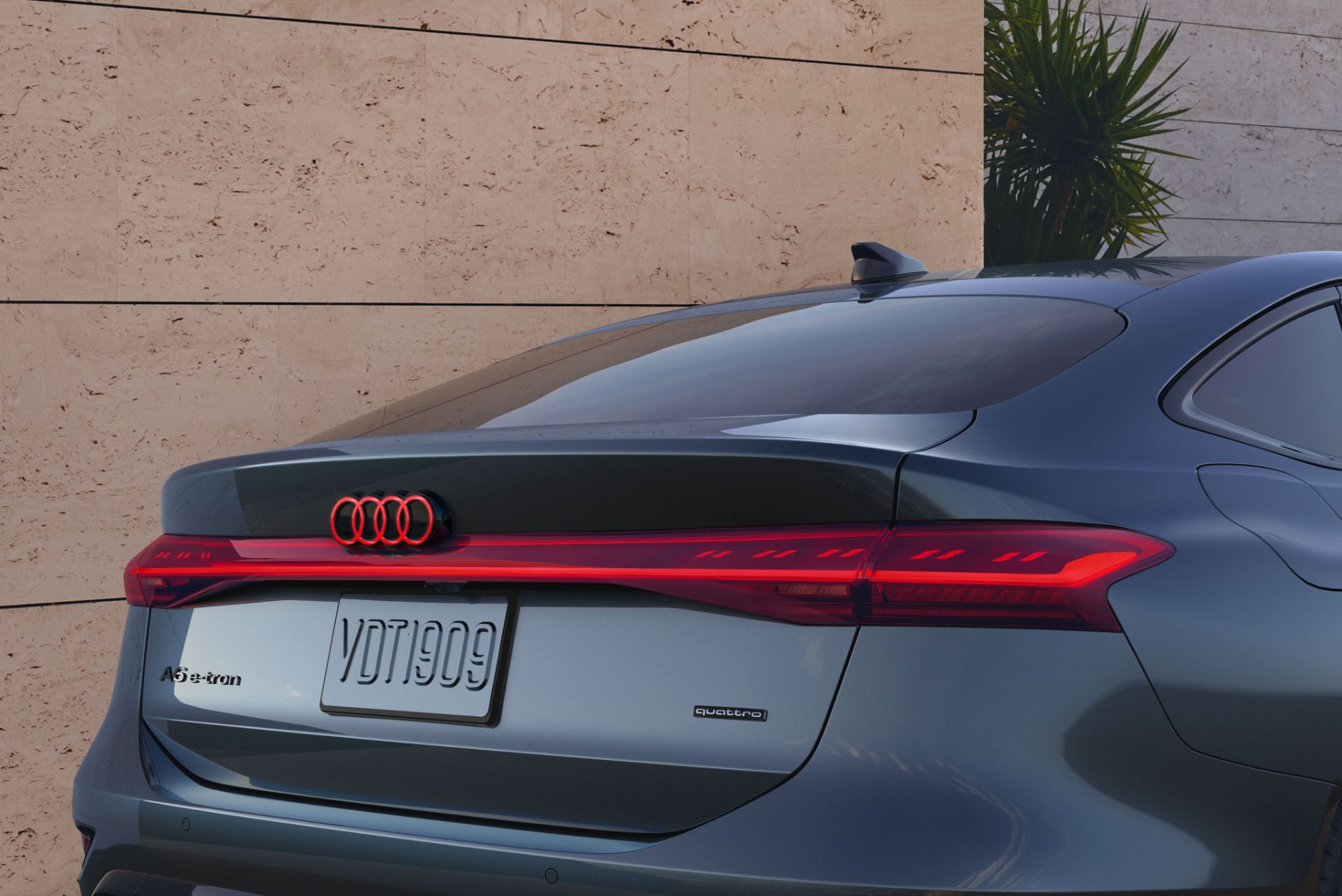 2027 audi sportback e tron rear illuminated rings