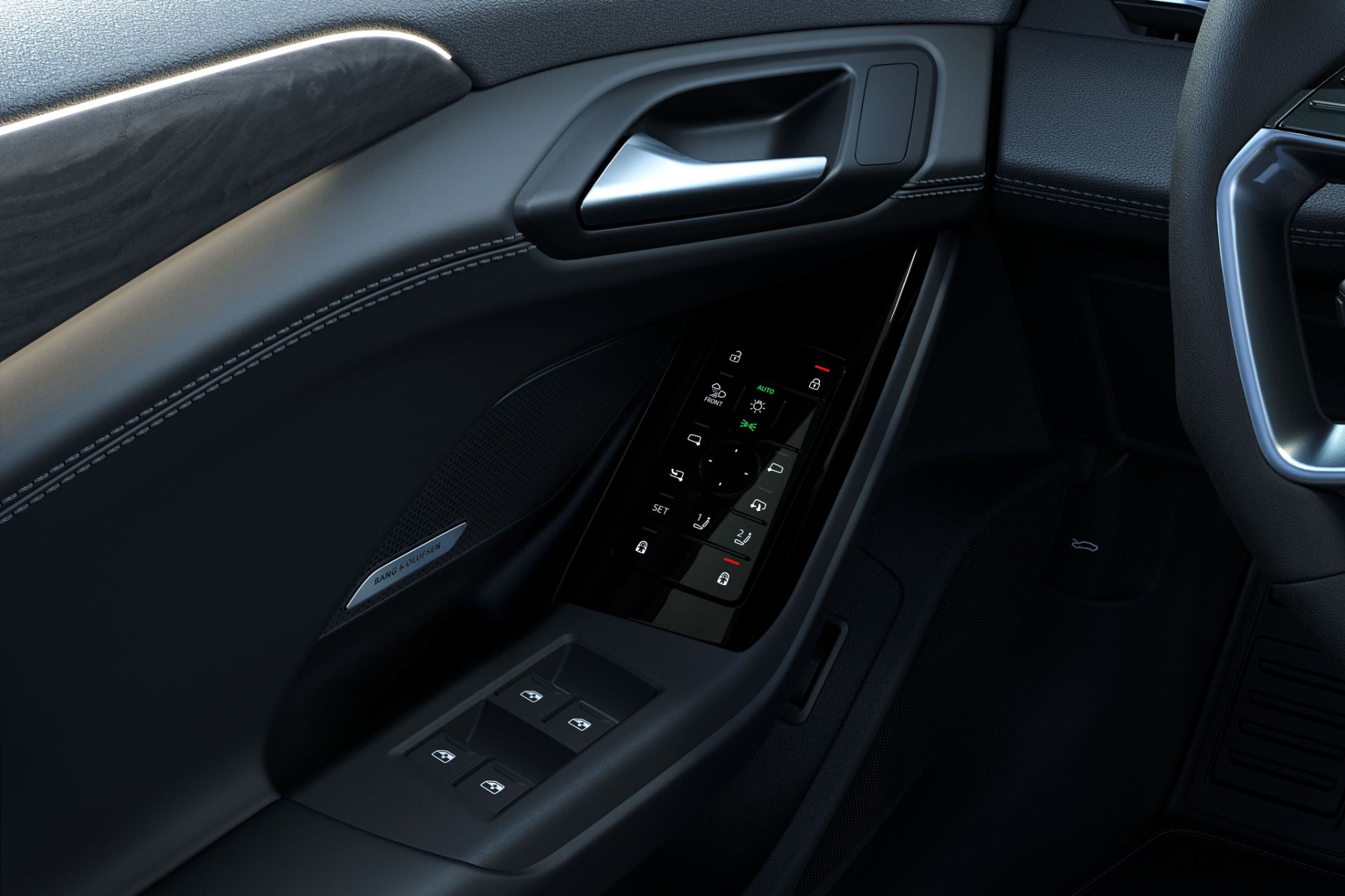 2027 audi a6 sportback e tron interior door controls
