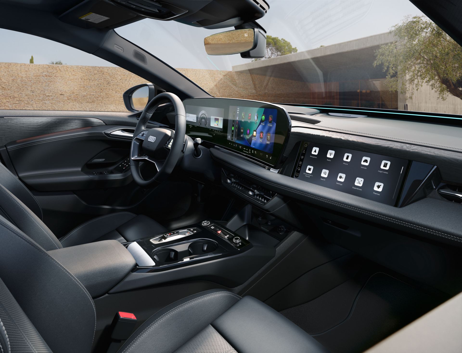 2027 audi a6 sportback e tron interior dashboard passenger display
