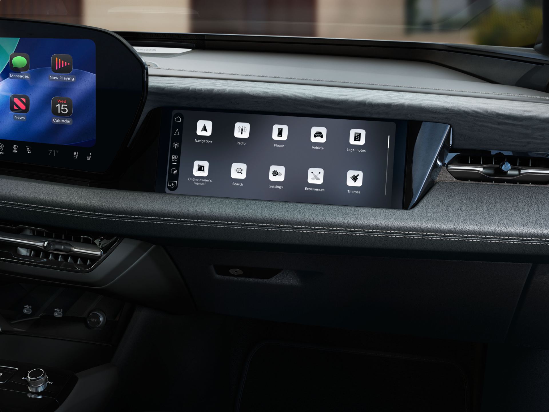 2027 audi a6 sportback e tron interior passenger display