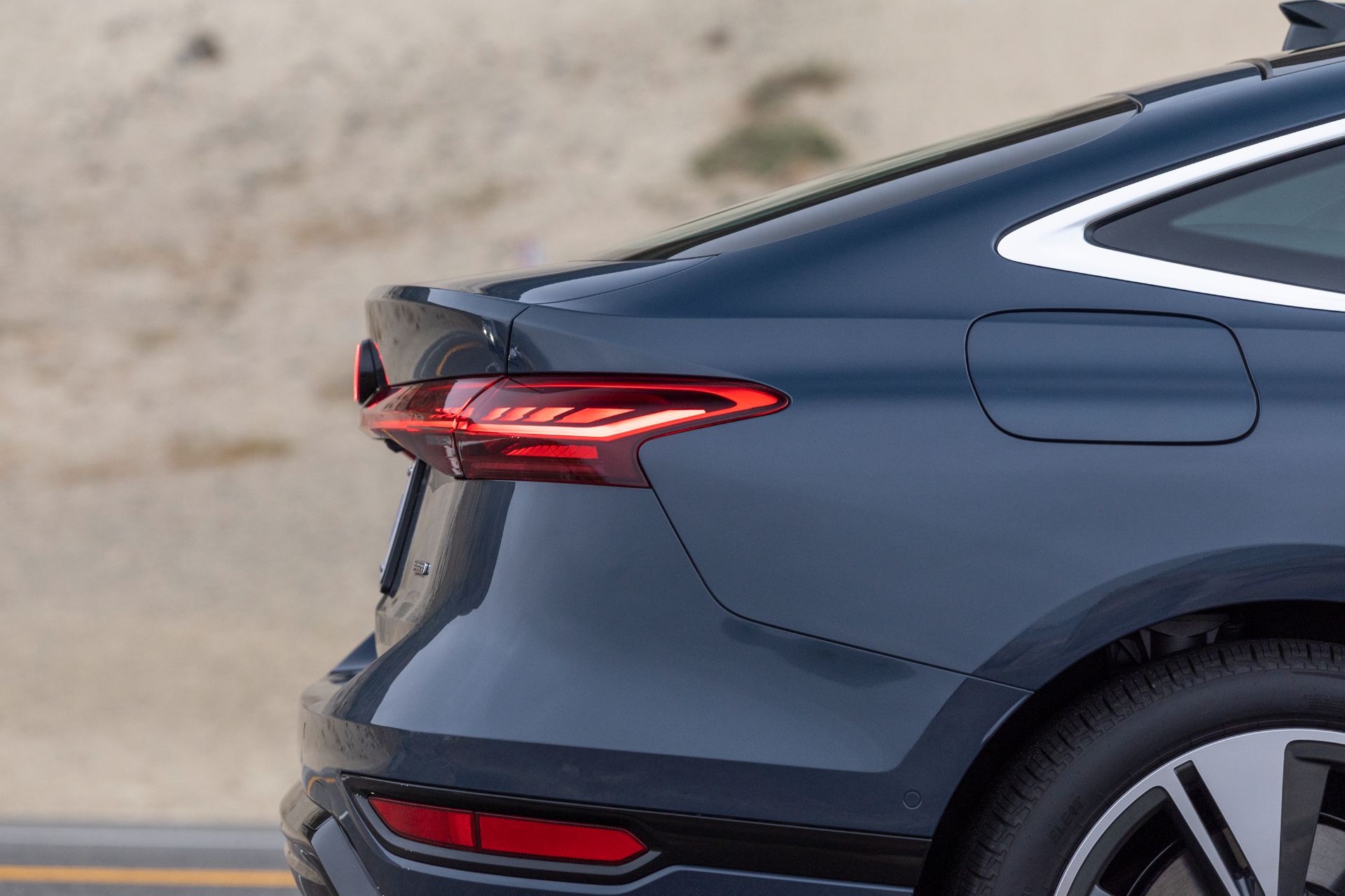 2027 audi a6 sportback e tron taillight grey