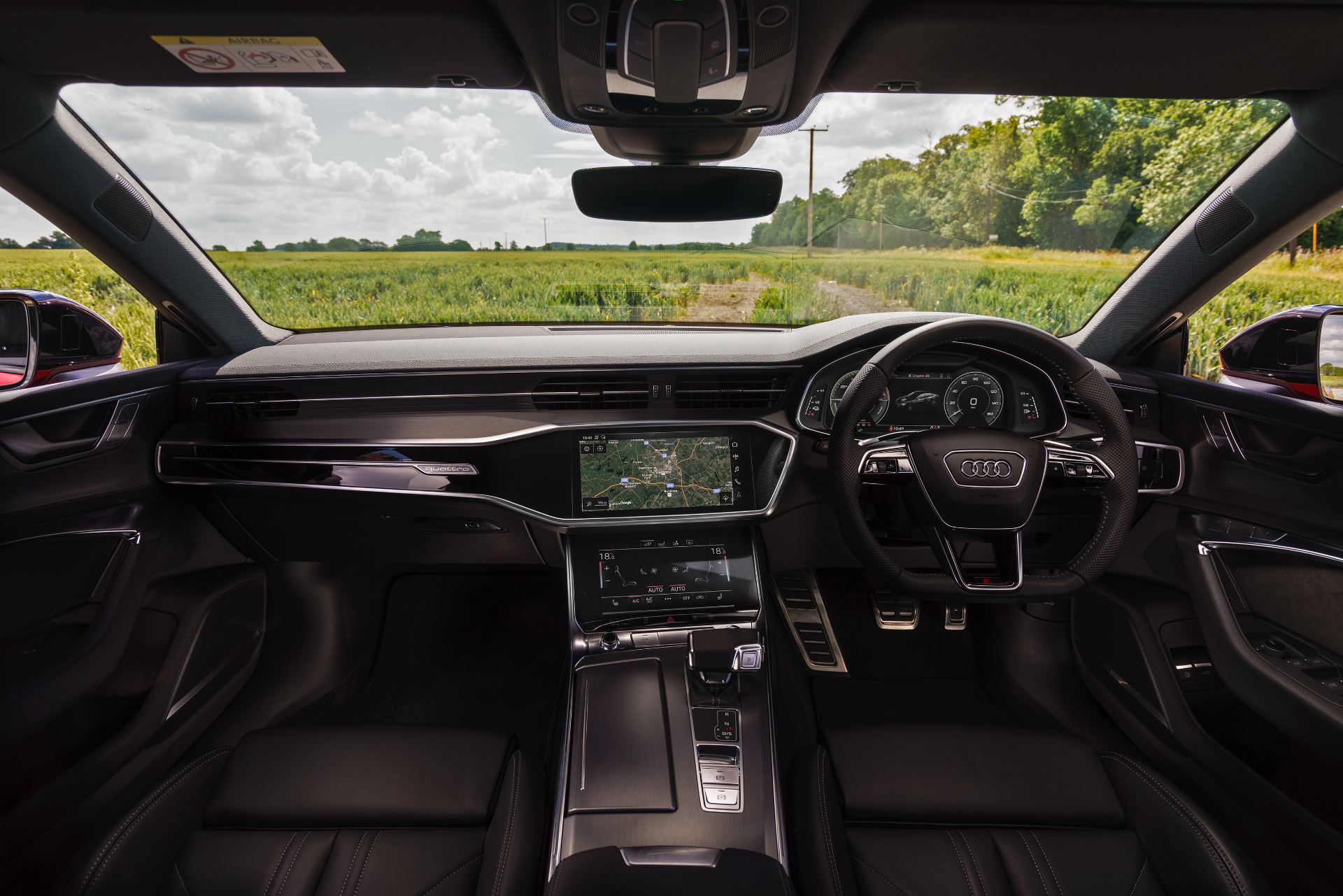 2025 audi a7 sportback interior dashboard