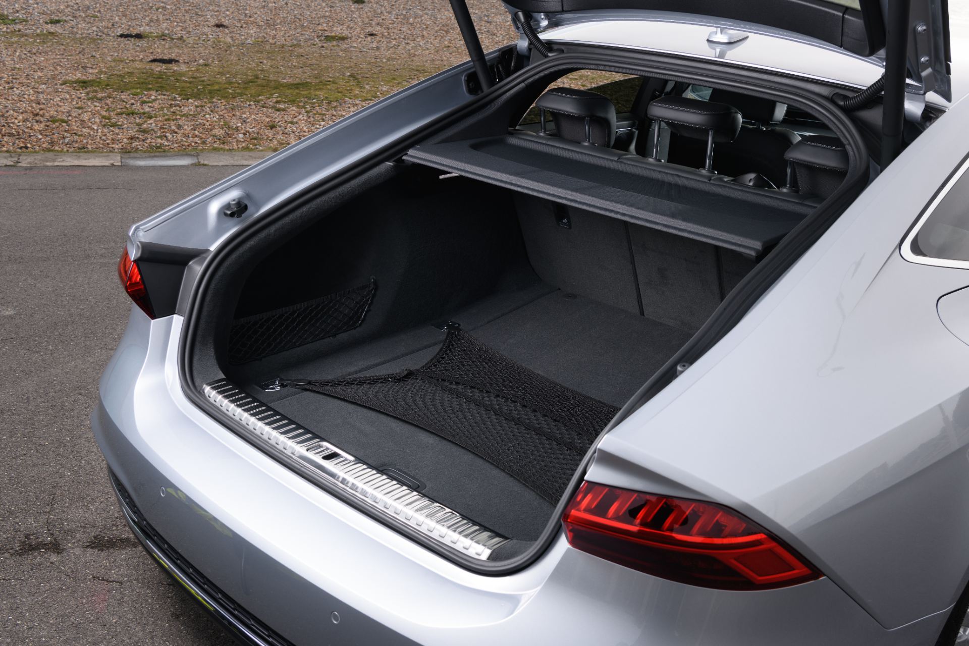 2025 audi a7 sportback cargo space silver