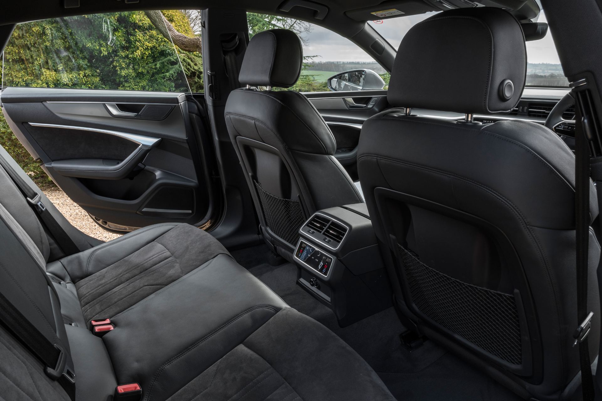 2025 audi a7 sportback interior rear seats alcantara