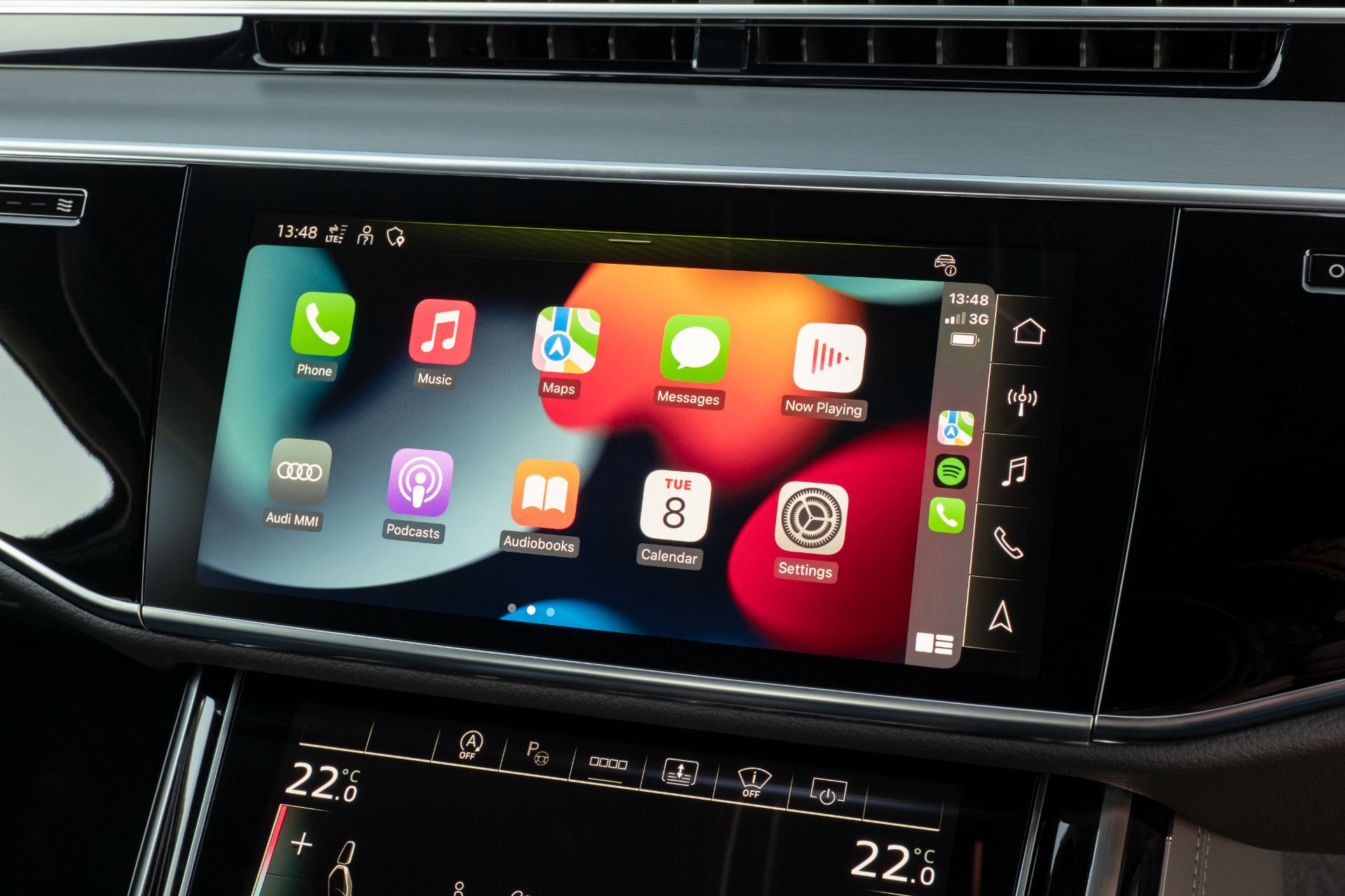 2025 audi a8 interior infotainment apple carplay