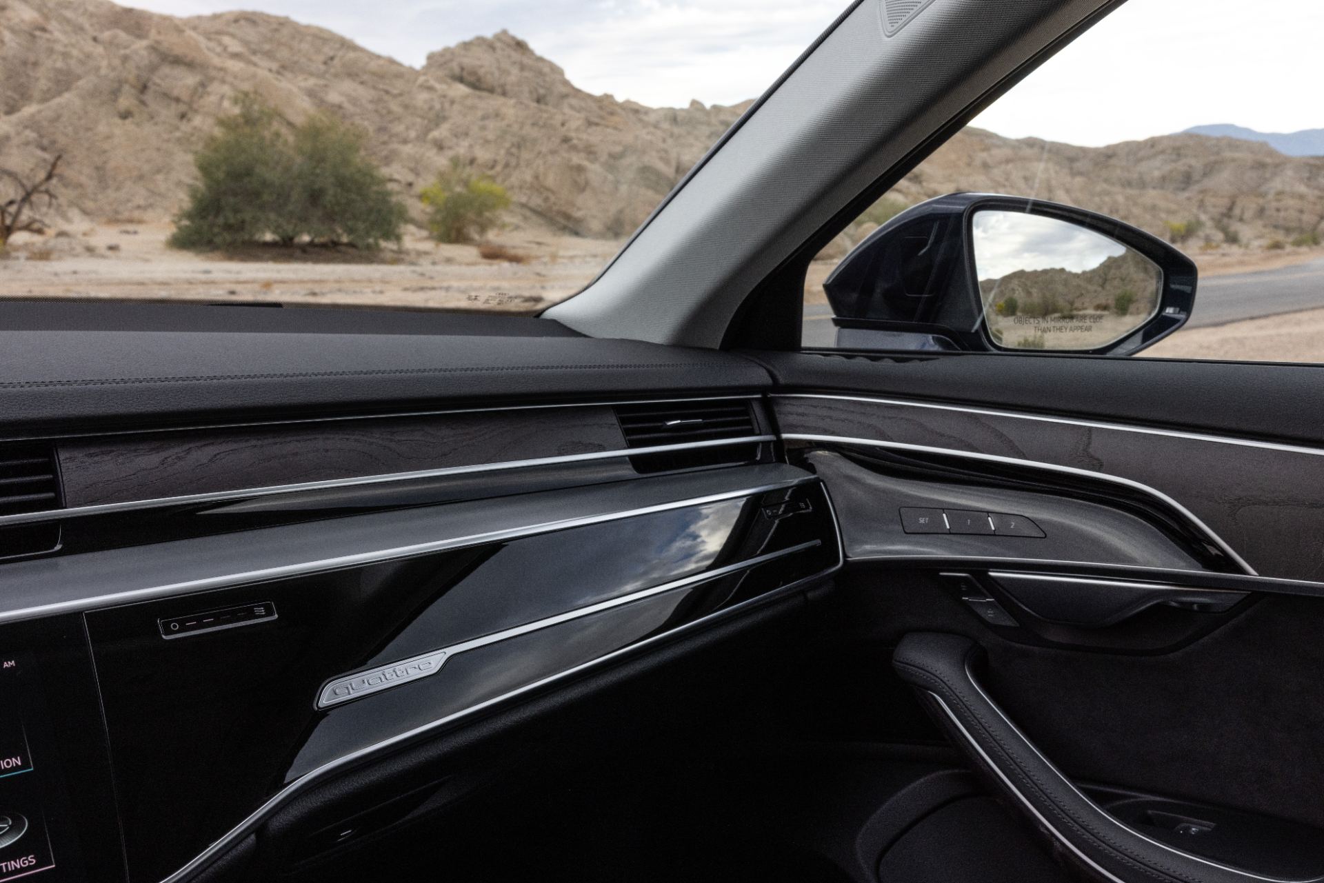 audi a8 l interior dashboard passenger side