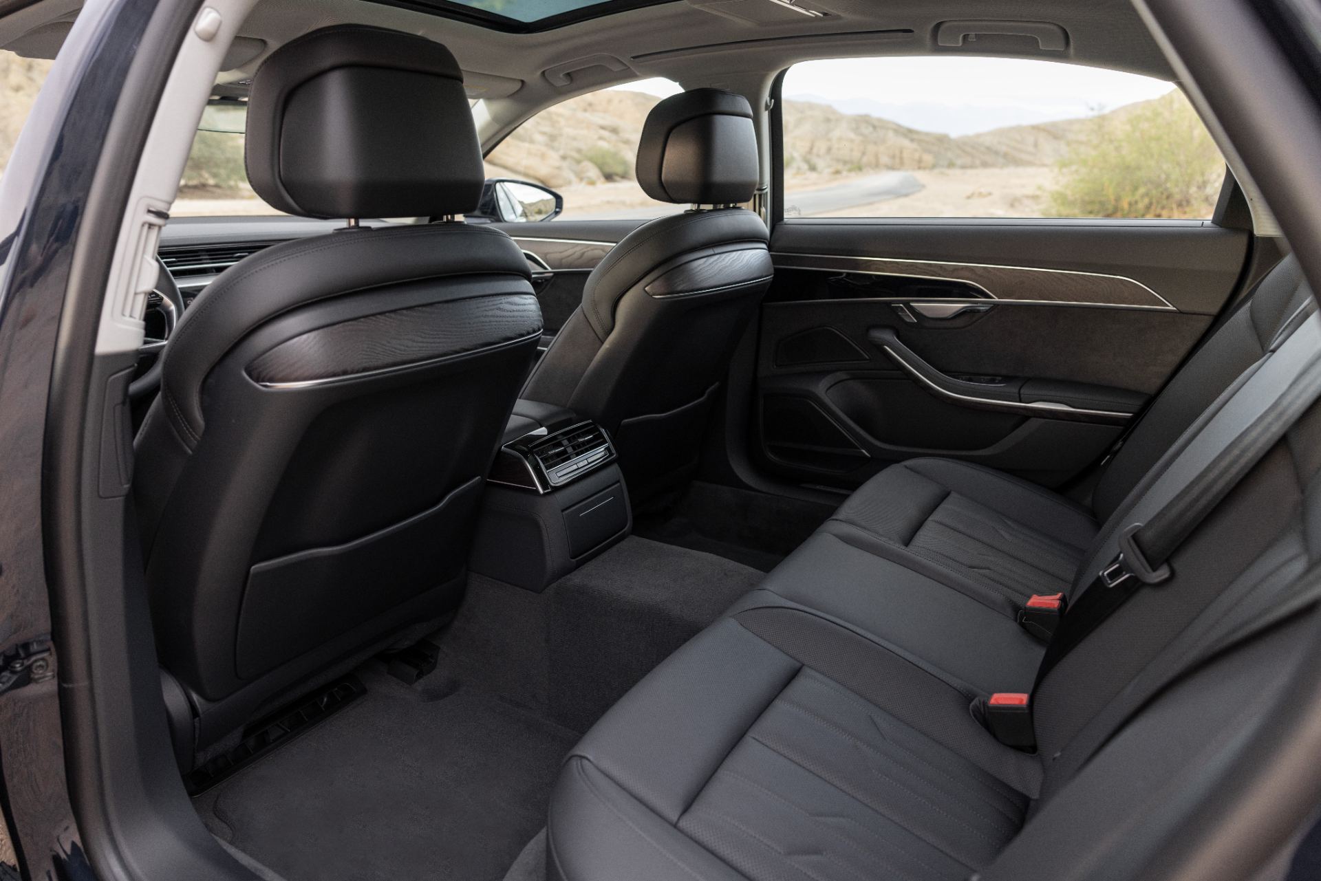 audi a8 l interior rear seats
