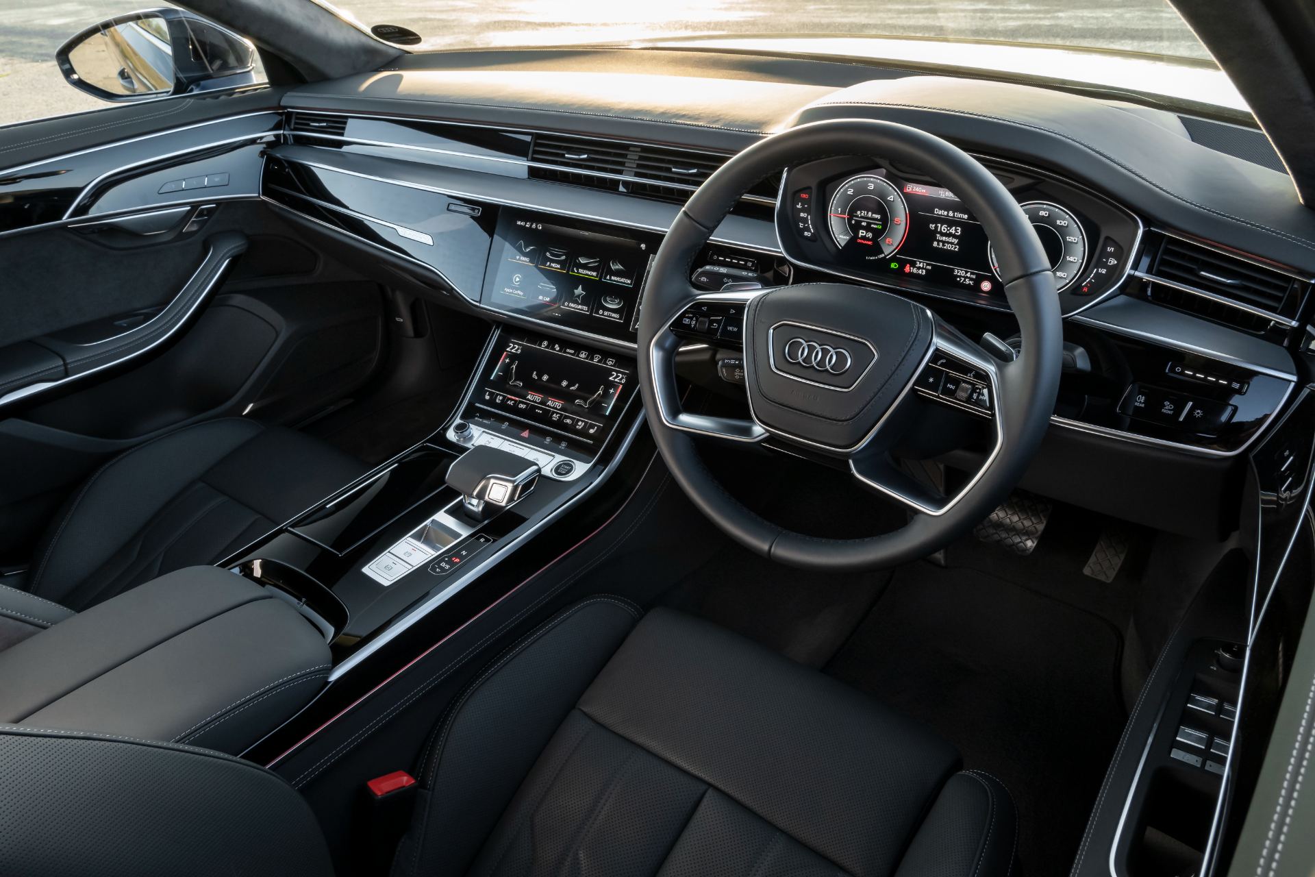 2025 audi a8 l interior cockpit
