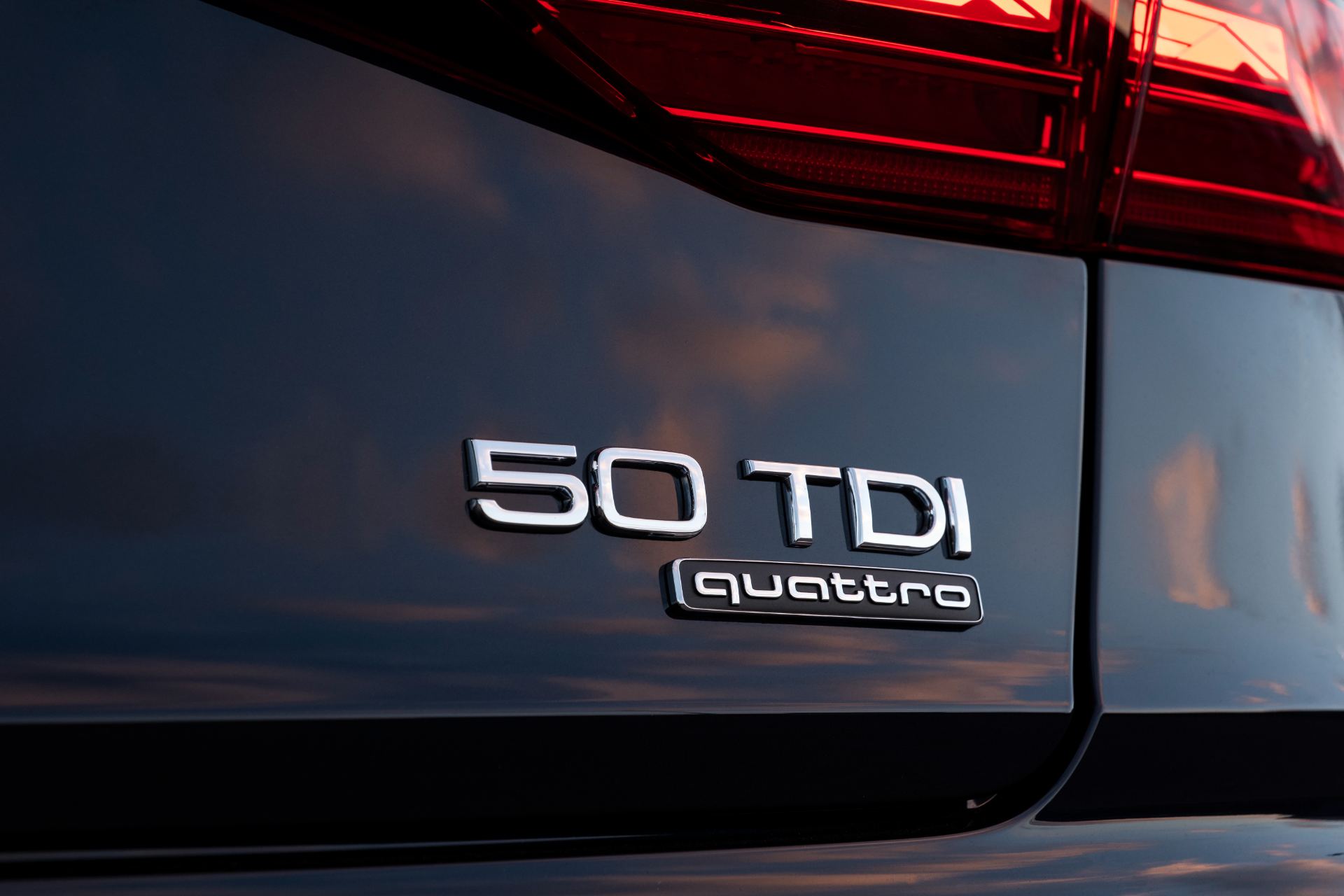 2025 audi a8 50 tdi quattro badge