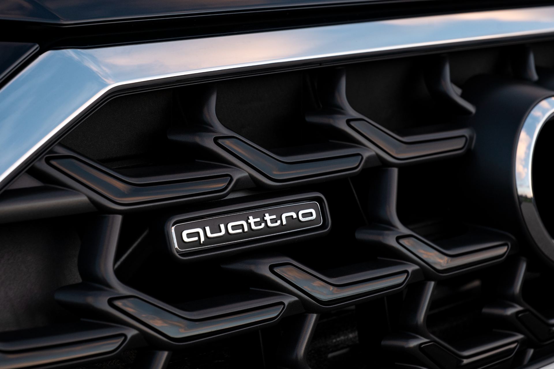 2025 audi a8 grille quattro badge