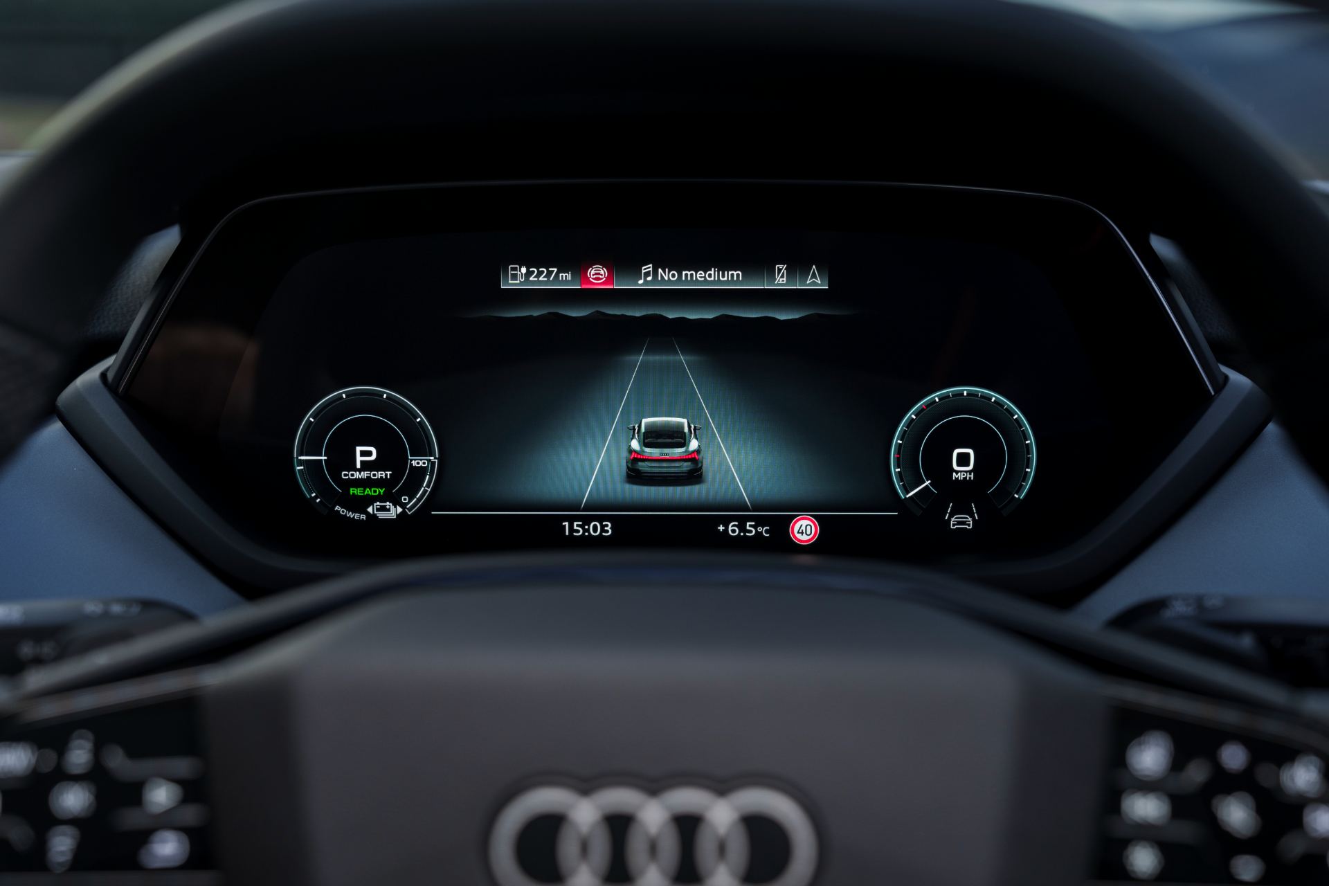 2026 audi e tron gt quattro interior digital cluster