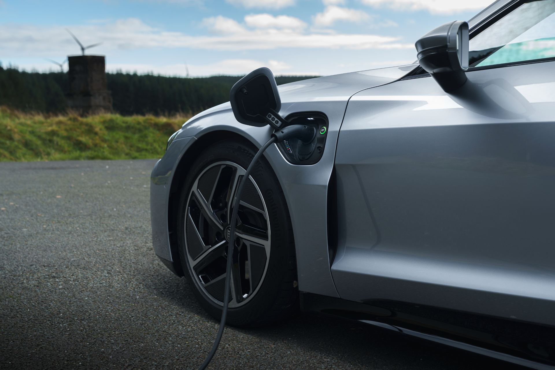 2026 audi e tron gt quattro charging port silver