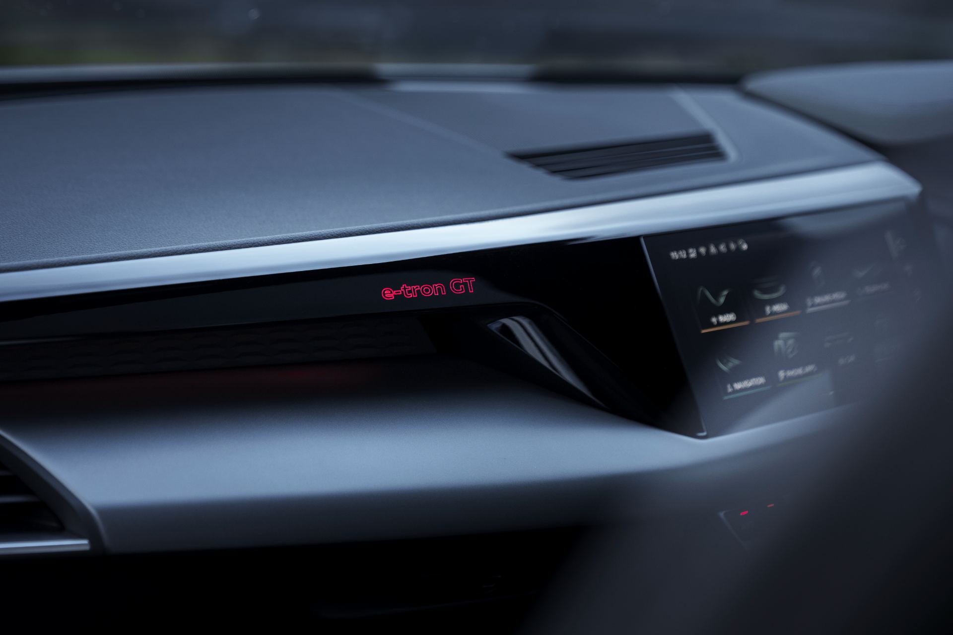 2026 audi e tron gt quattro interior dashboard badge