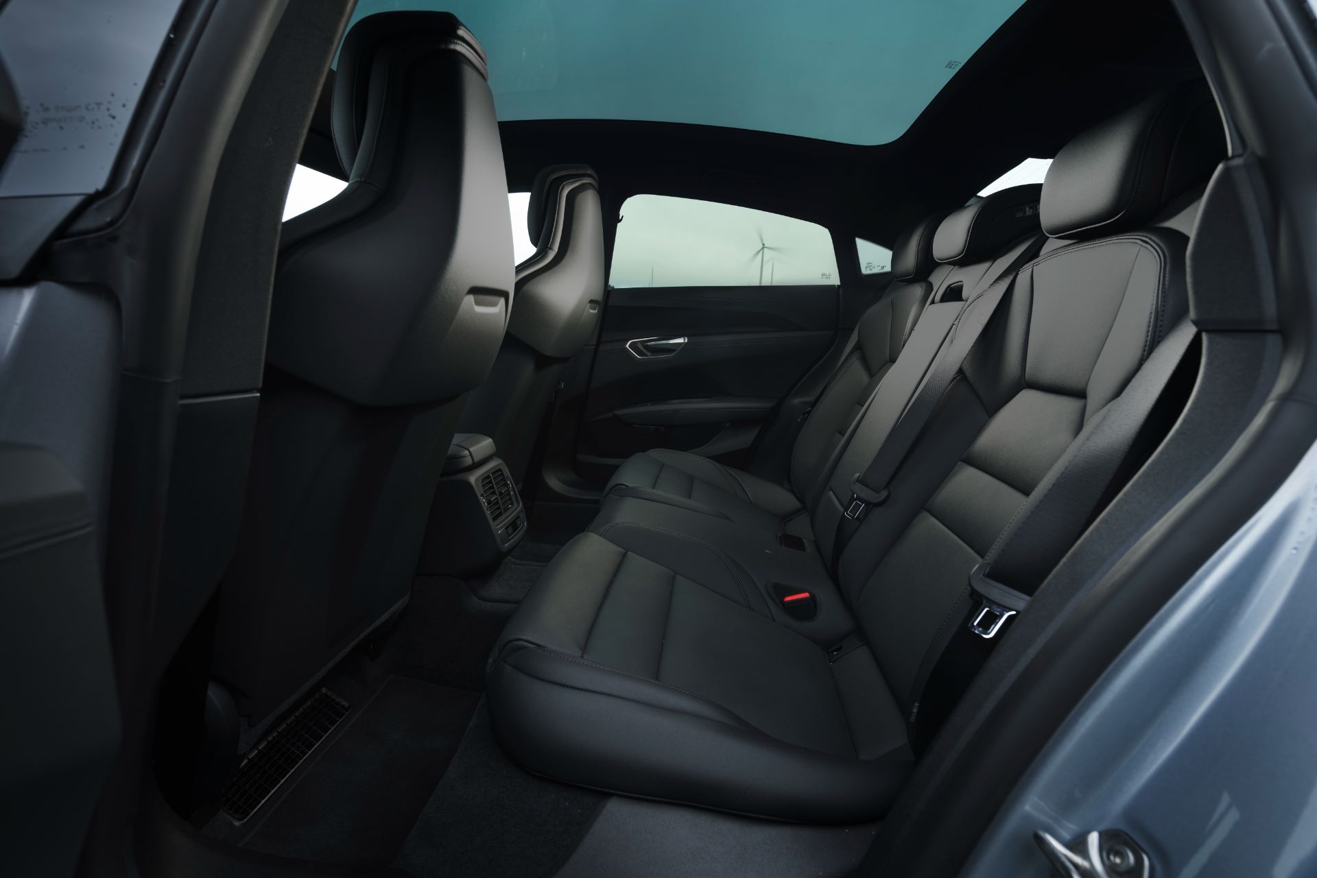 2026 audi e tron gt quattro interior rear seats panoramic roof
