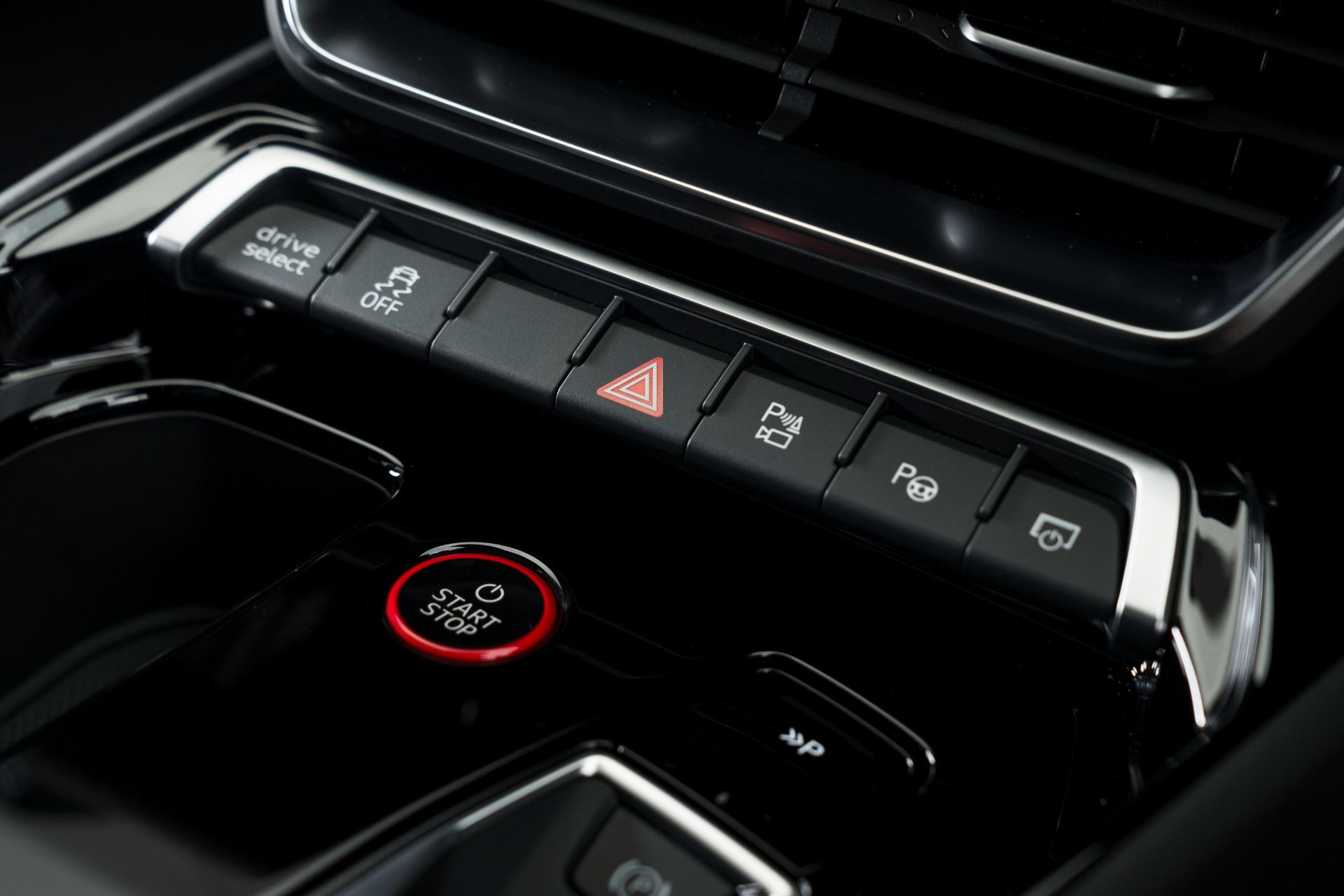 2026 audi e tron gt quattro interior start stop button