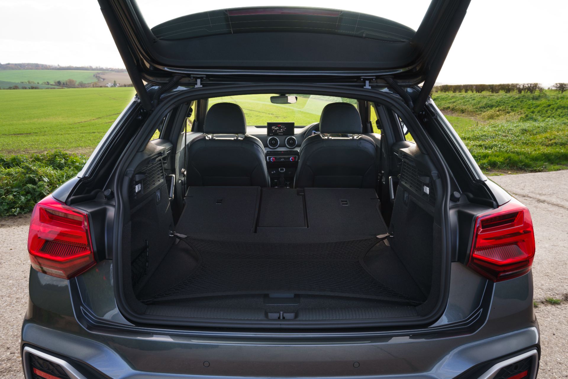2025 audi q2 cargo space seats folded