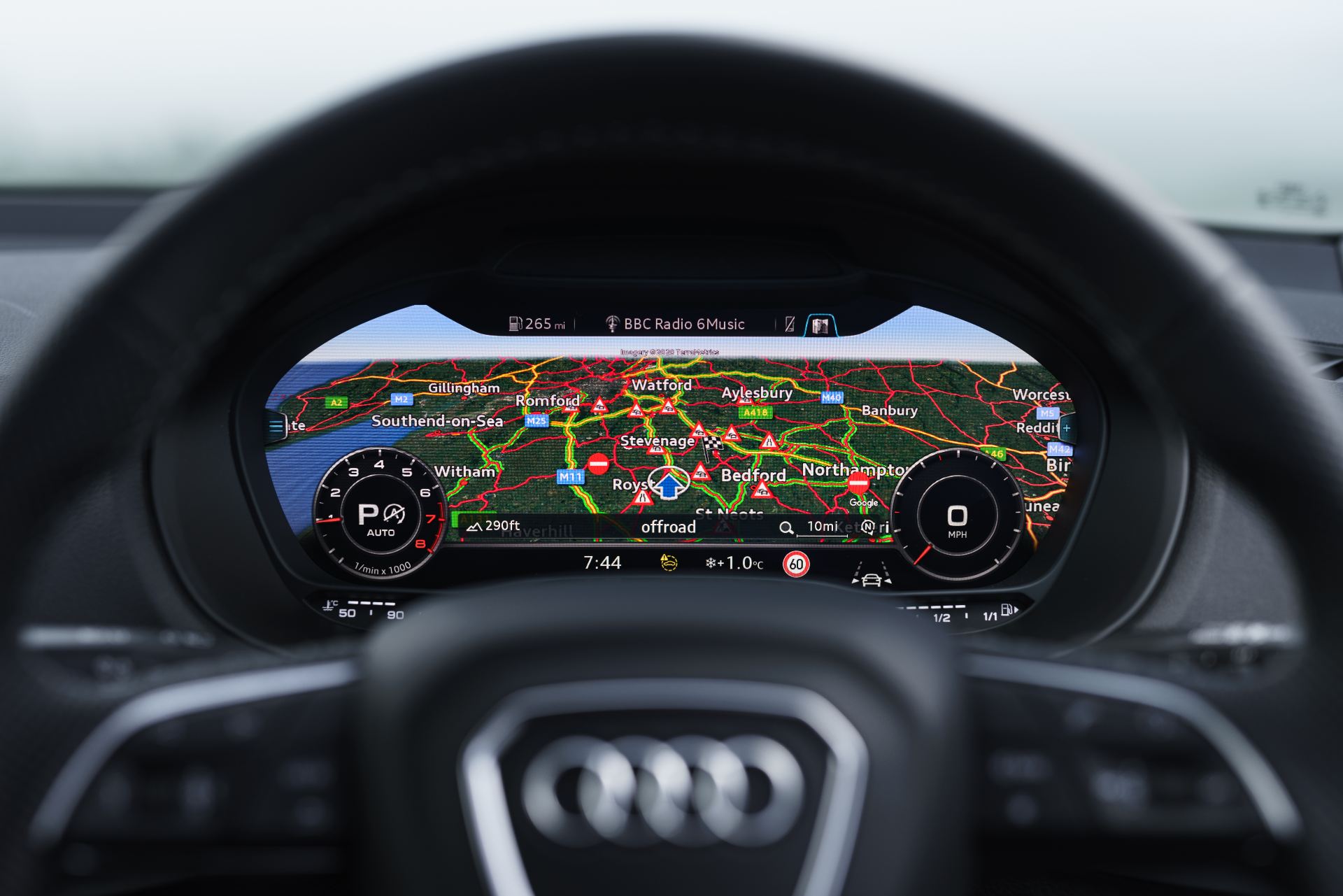 2025 audi q2 virtual cockpit map